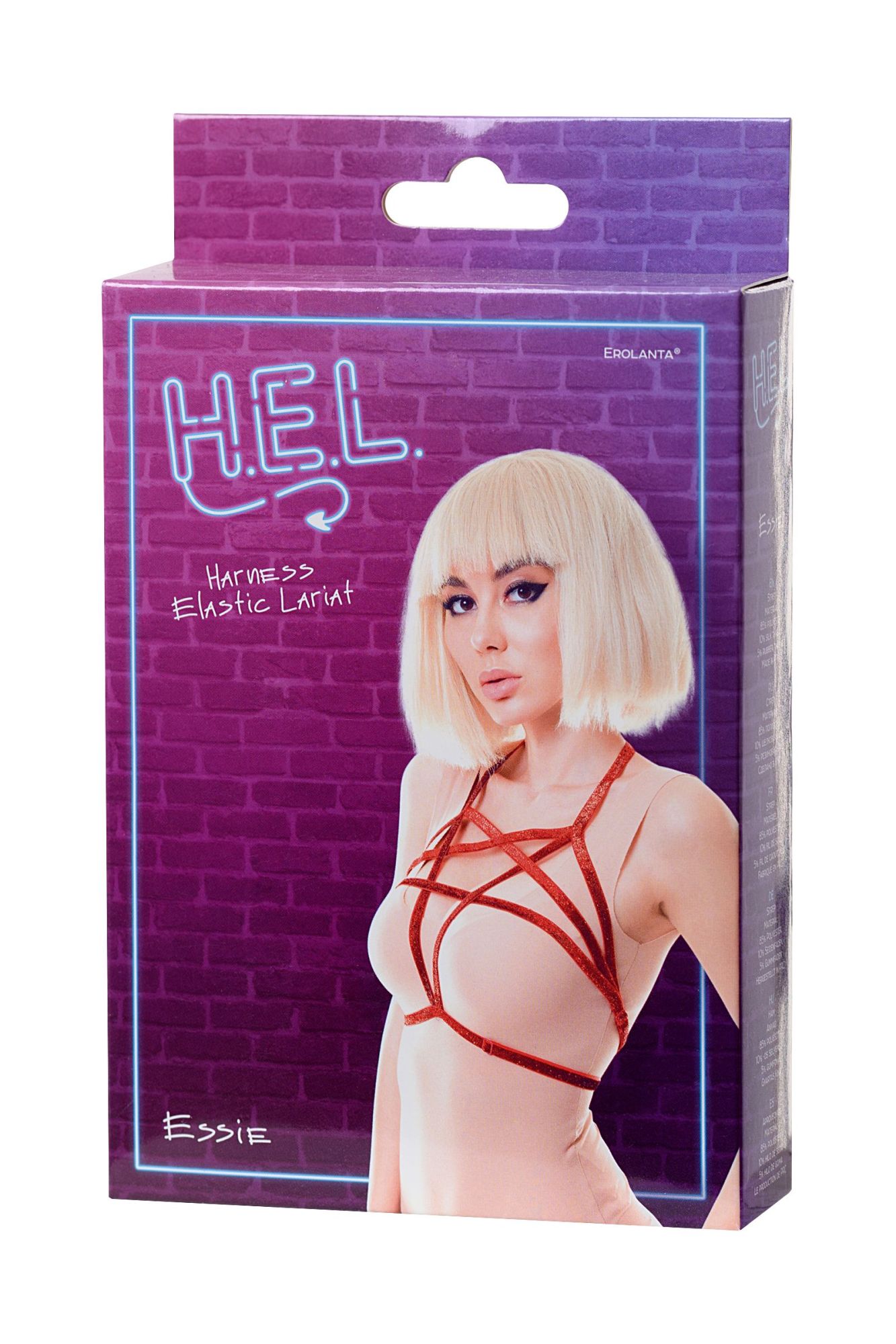 Эротическое стреп h.e.l. essie, текстиль, красный, os в Мурманске