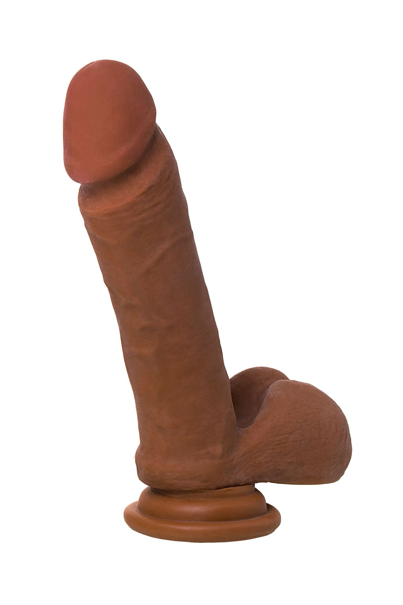реалистичный фаллоимитатор toyfa realstick elite mulatto, коричневый, 16 см в Мурманске