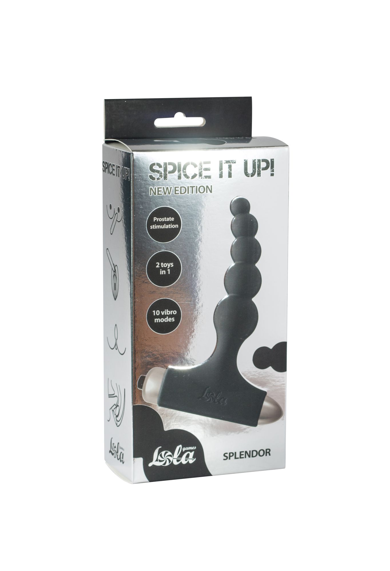 анальная пробка с вибрацией spice it up new edition splendor black 8017-01lola в Мурманске