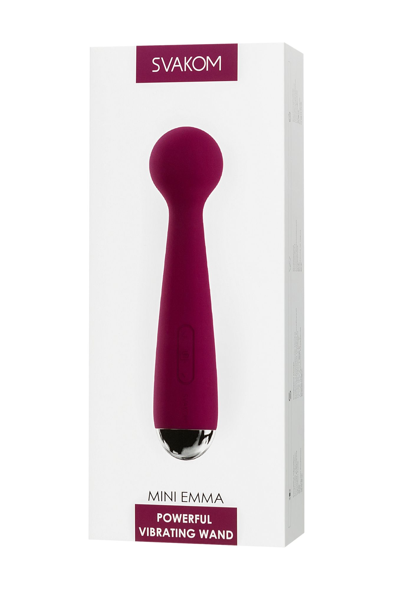 мини-вибратор svakom mini emma, силикон, фиолетовый, 16,5 см в Мурманске