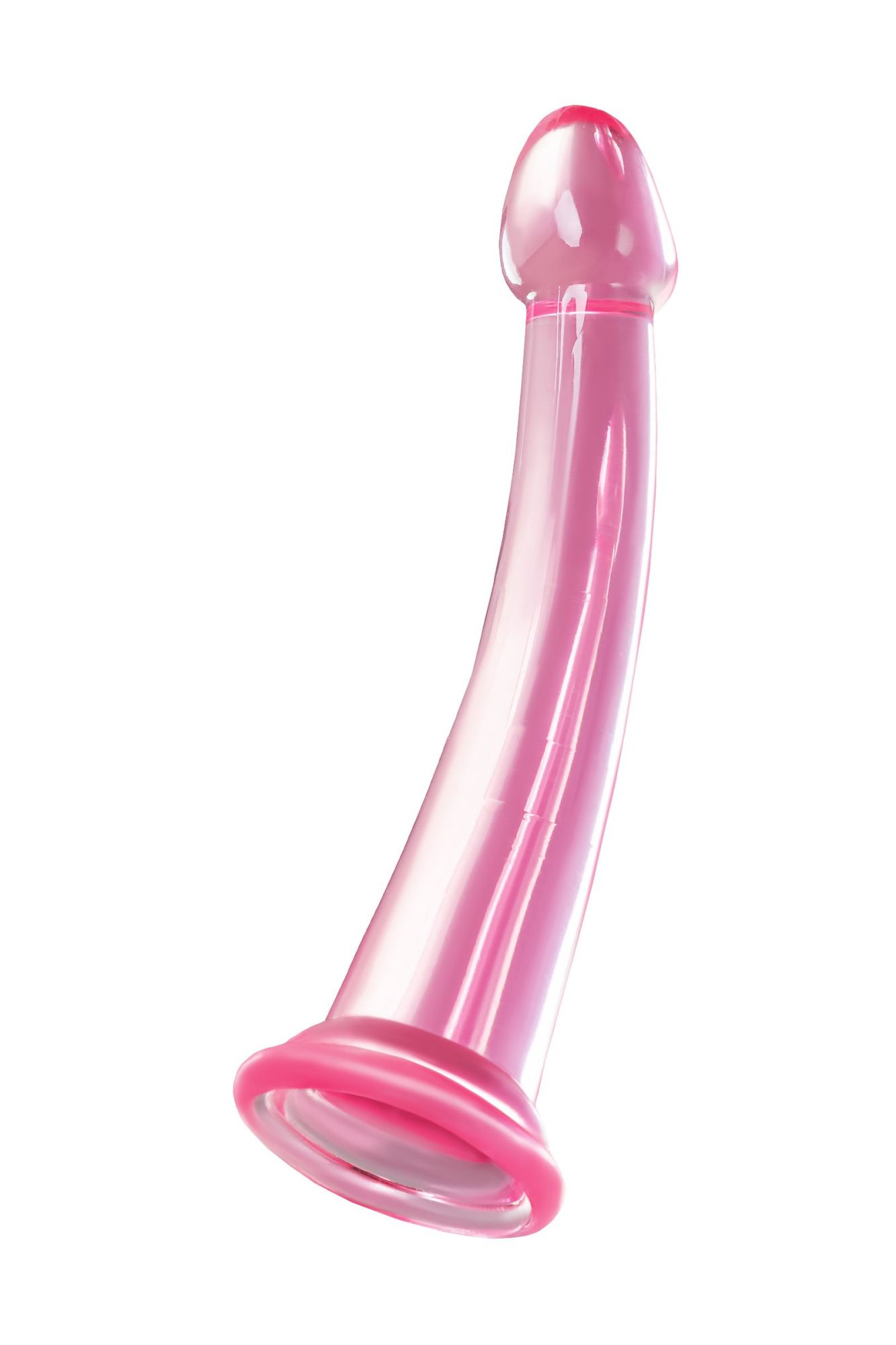 нереалистичный фаллоимитатор jelly dildo l toyfa basic, tpe, розовый, 20 см в Мурманске