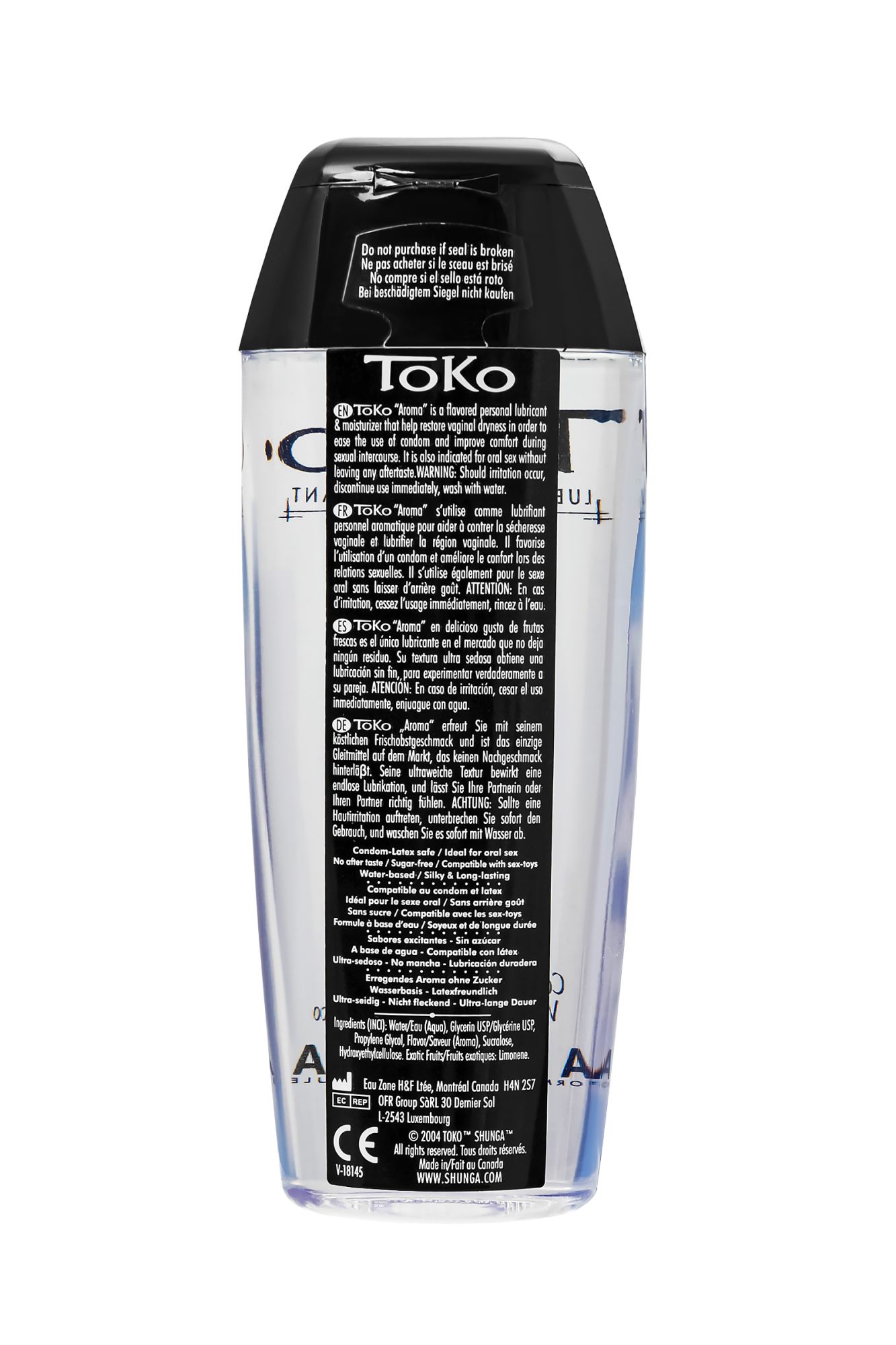 лубрикант shunga toko aroma на водной основе, кокос, 165 мл в Мурманске