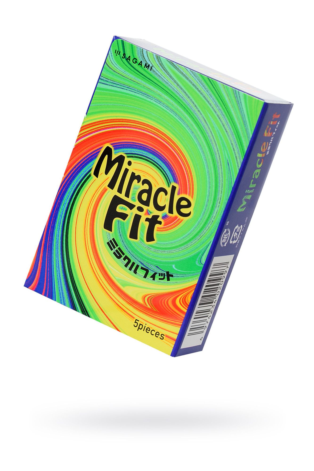 презервативы sagami, miracle fit, латекс, 18,5 см, 5,2 см, 5 шт. в Мурманске