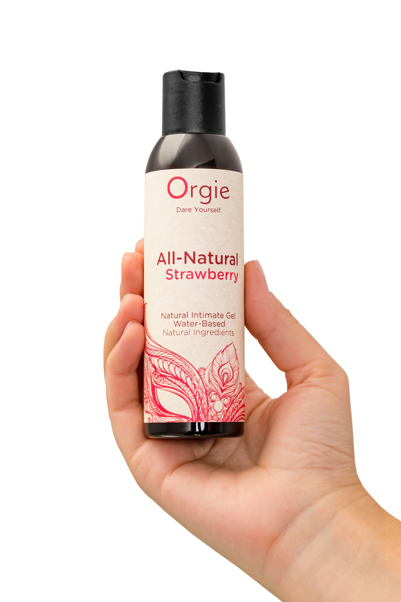 интимный гель orgie all - natural strawberry на водной основе, 150 мл в Мурманске