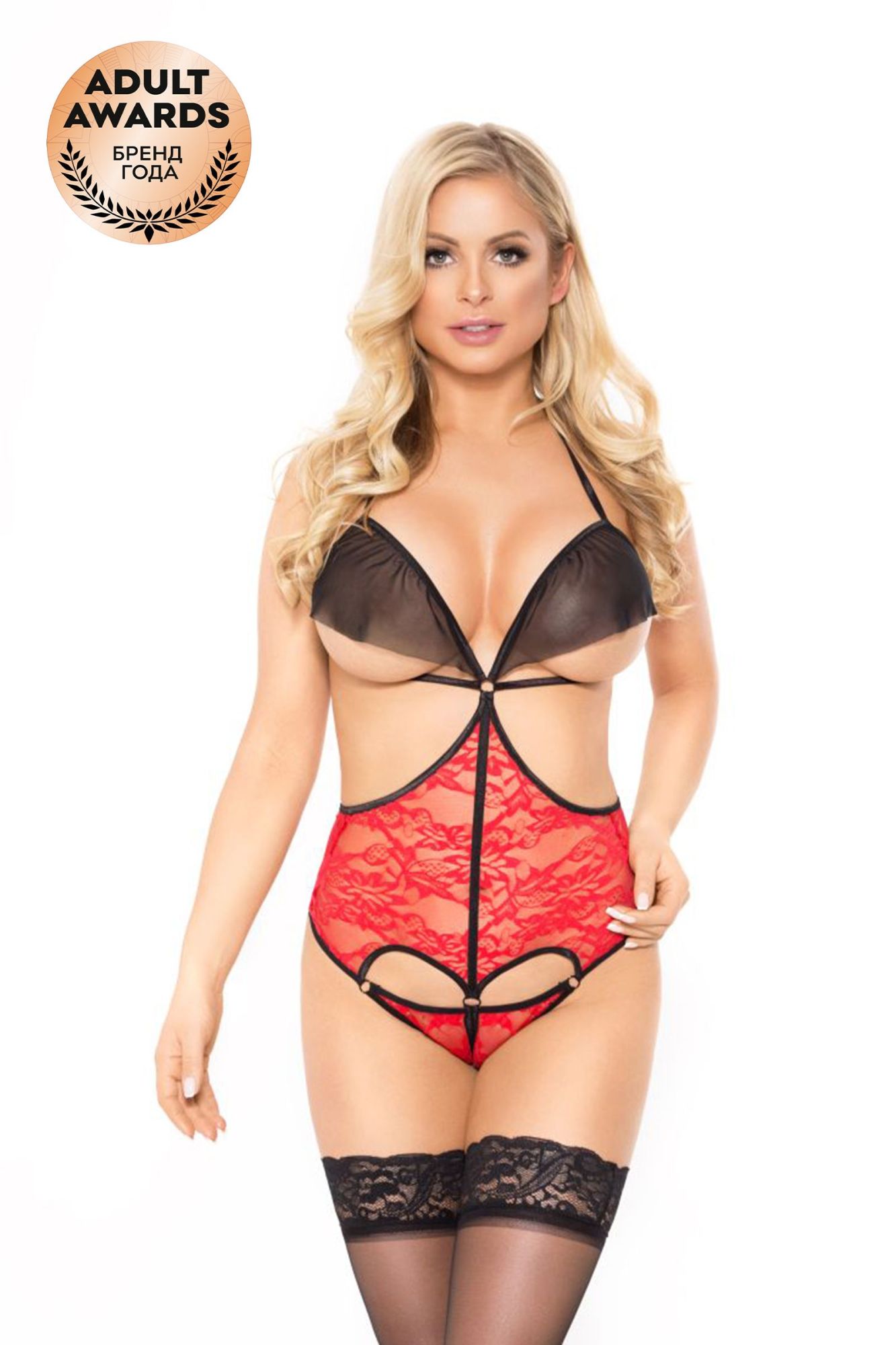 Эротическое боди softline collection, terri, красный, s/m в Мурманске