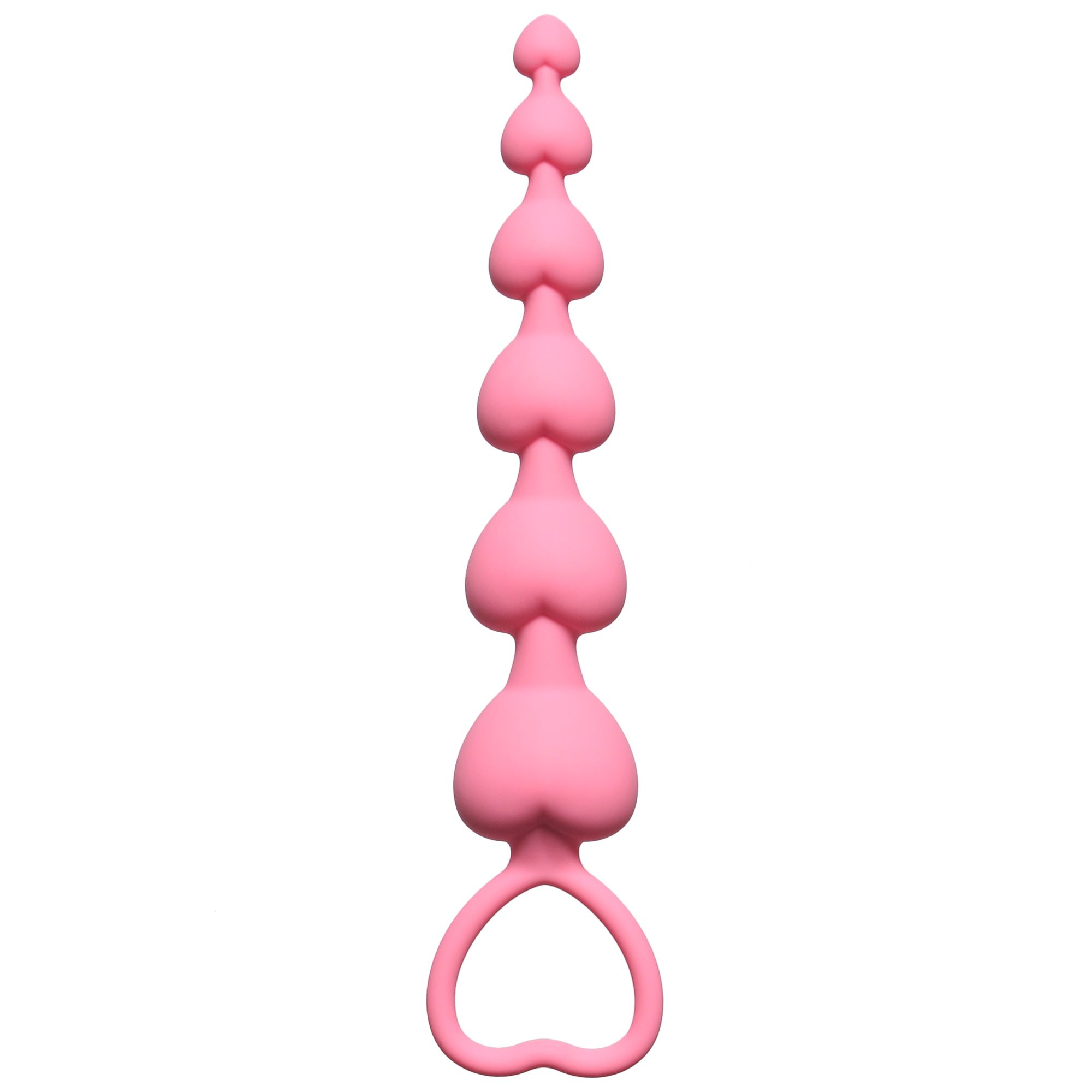анальная цепочка heart's beads  pink 4101-01lola в Мурманске