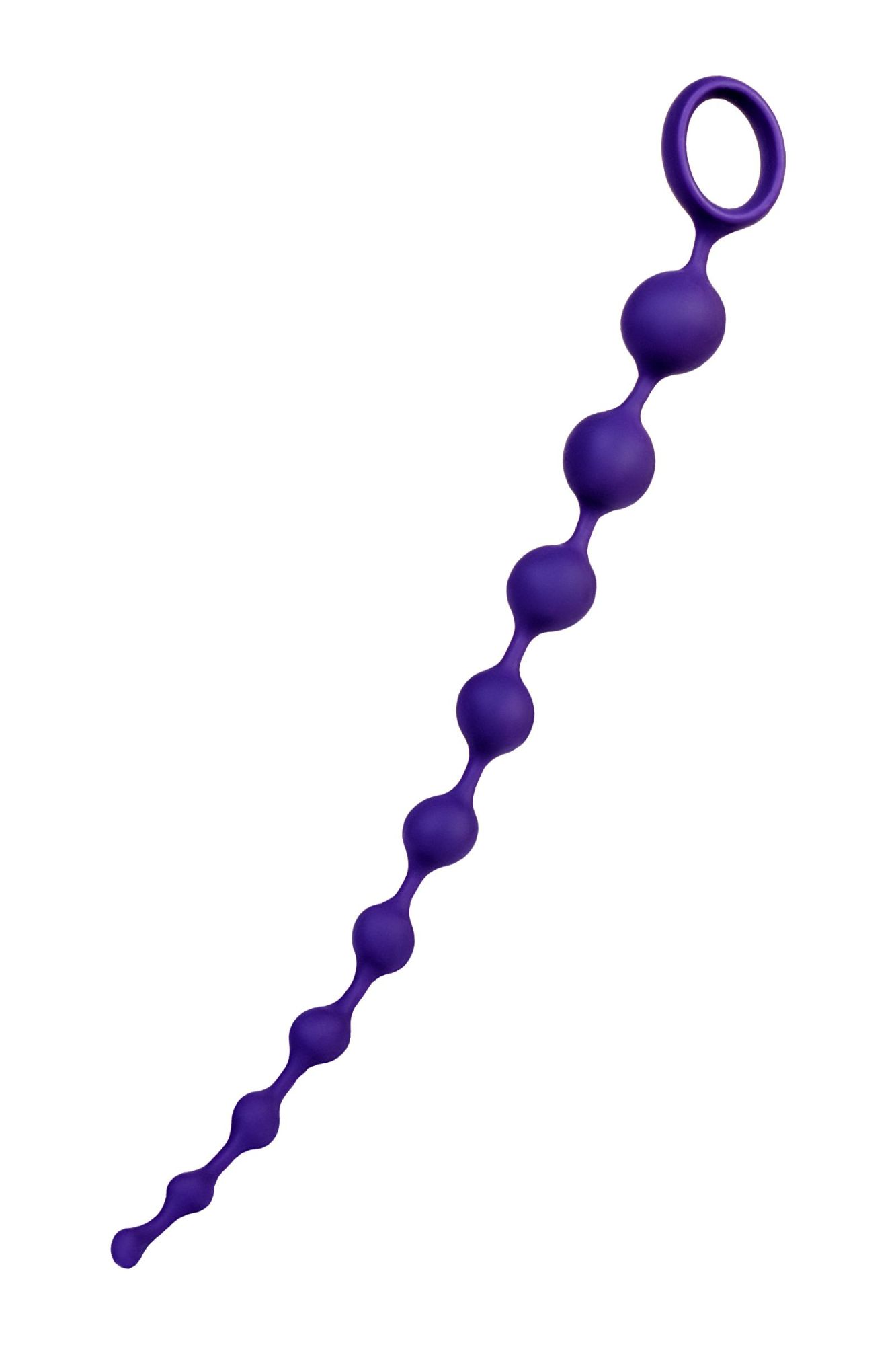 анальная цепочка todo by toyfa grape, силикон, фиолетовая, 35 см, ø 2,7 см в Мурманске