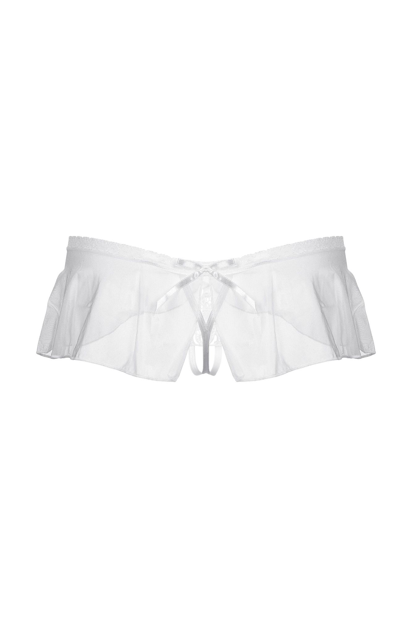 Эротическое стринги с юбочкой softline collection, белый, m/l в Мурманске