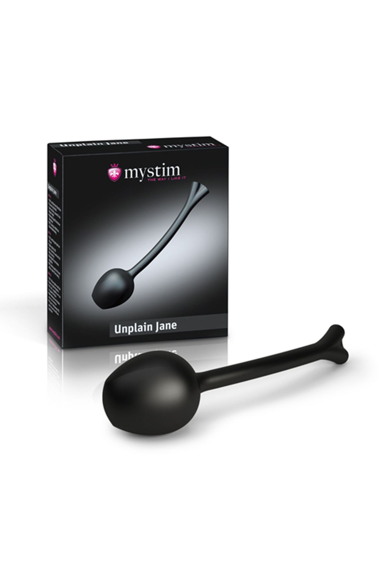 вагинальные шарики mystim mono unplain jane geisha balls, электростимуляция, силикон, черные, ø 3,3 в Мурманске