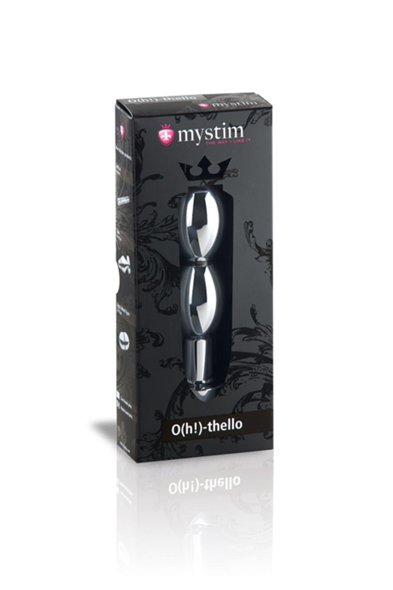 фаллоимитатор mystim o(h!)-thello, электростимуляция, хирургическая сталь, серебряный, 14 см в Мурманске