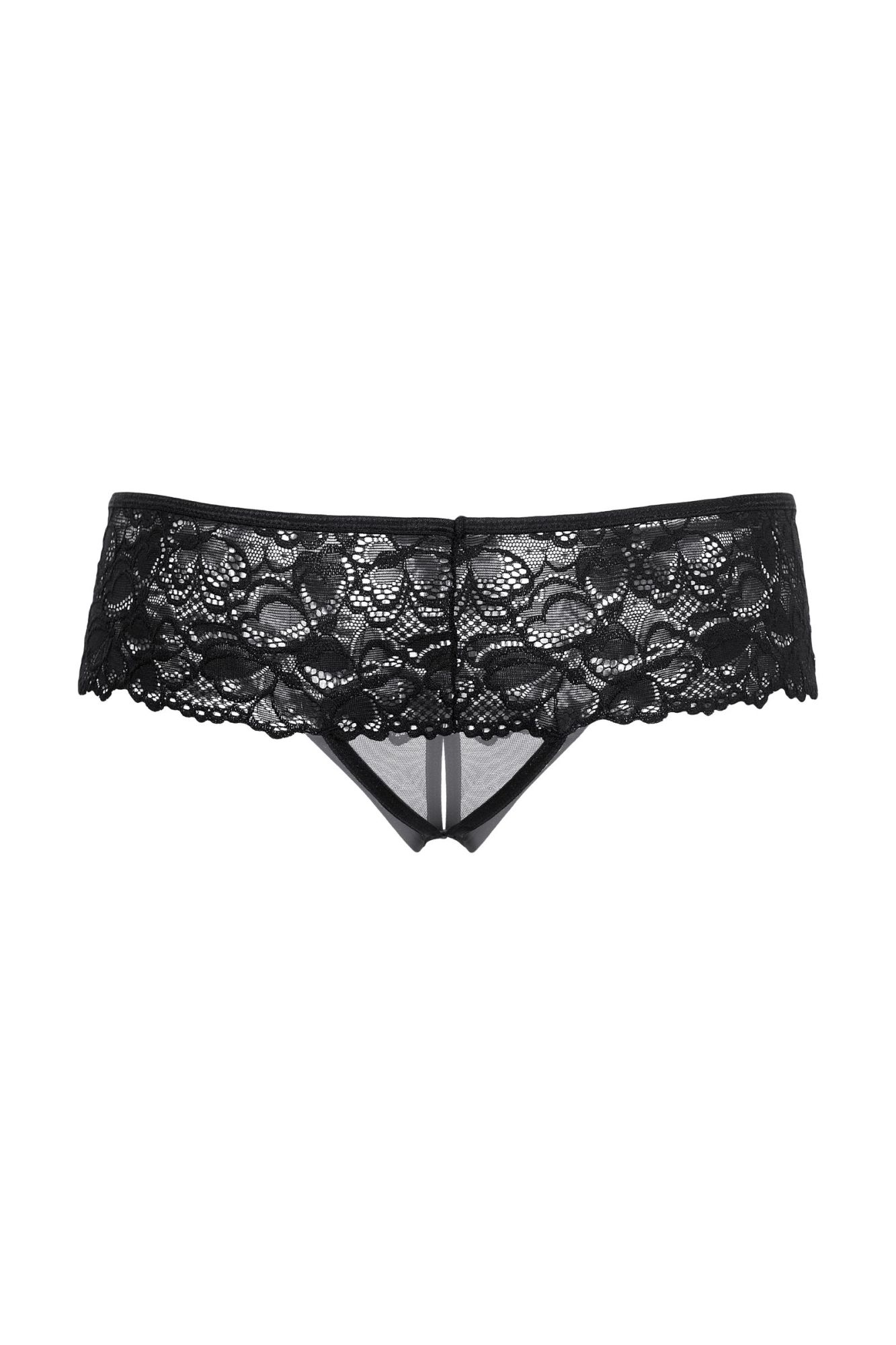 Эротическое шортики открытые кружевные softline collection, черный, m/l в Мурманске