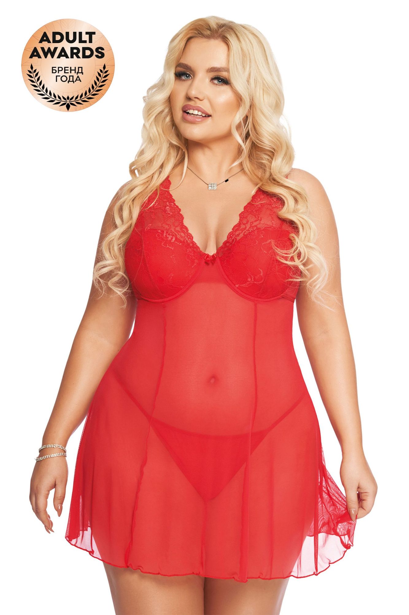 Эротическое комбинация и стринги softline collection berta, красный, xxl в Мурманске