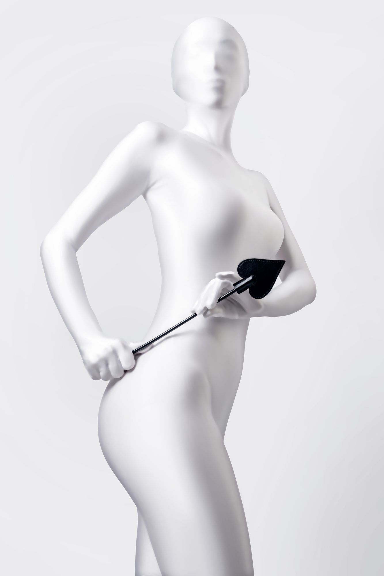 стек anonymo #0007, pu кожа, черный, 36 см в Мурманске