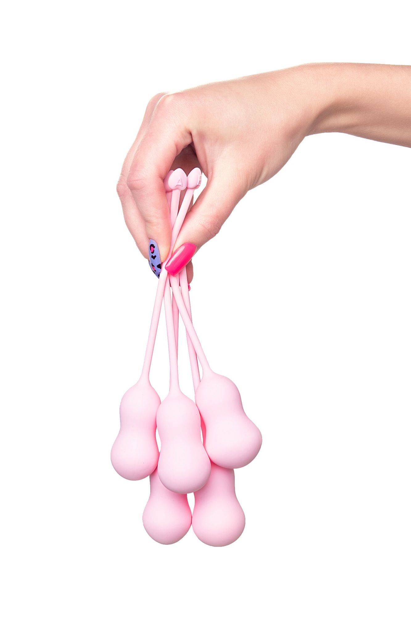 набор вагинальных шариков flovetta by toyfa tulips, силикон, розовый, 5,3 см в Мурманске