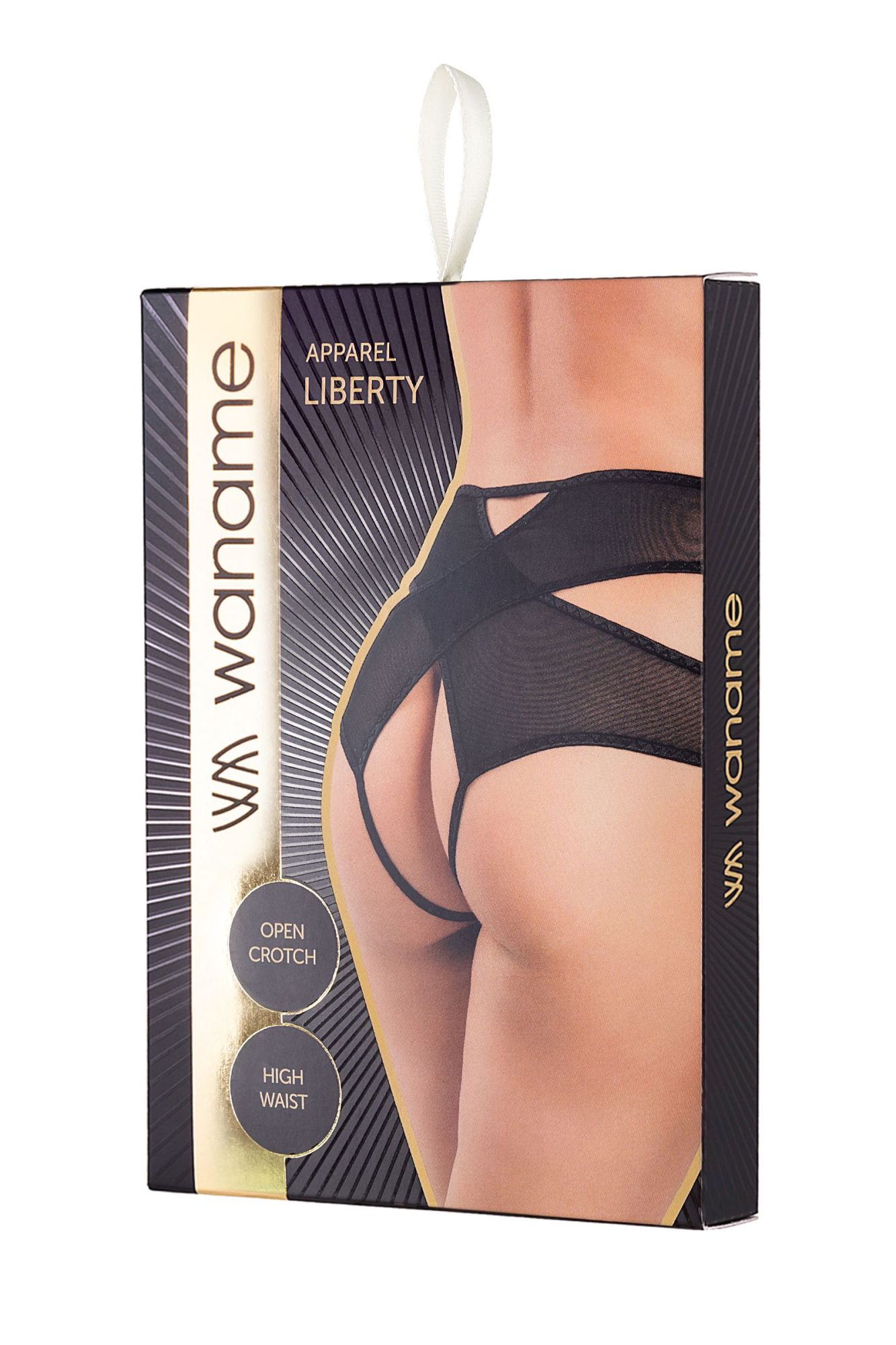 Эротическое эротические трусики waname liberty с высокой посадкой черные 50-52 в Мурманске
