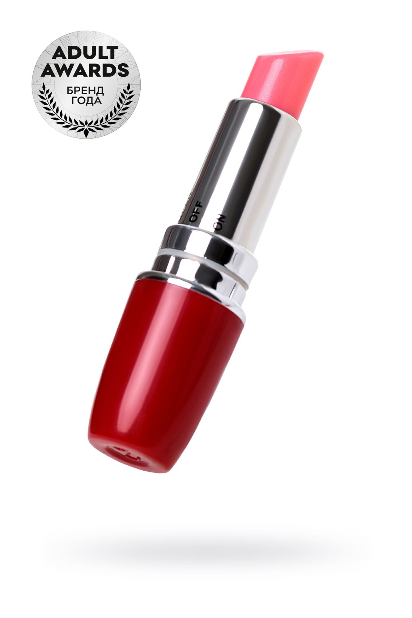 вибромассажер a-toys by toyfa lipstick, abs пластик, красный, 9 см в Мурманске