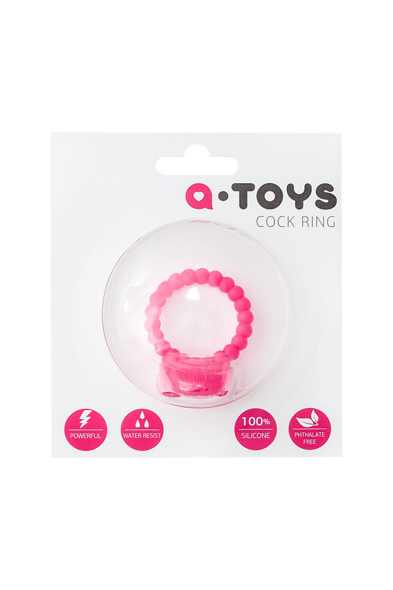 эрекционное кольцо на пенис toyfa a-toys, силикон, розовый, ø 3,5 см в Мурманске