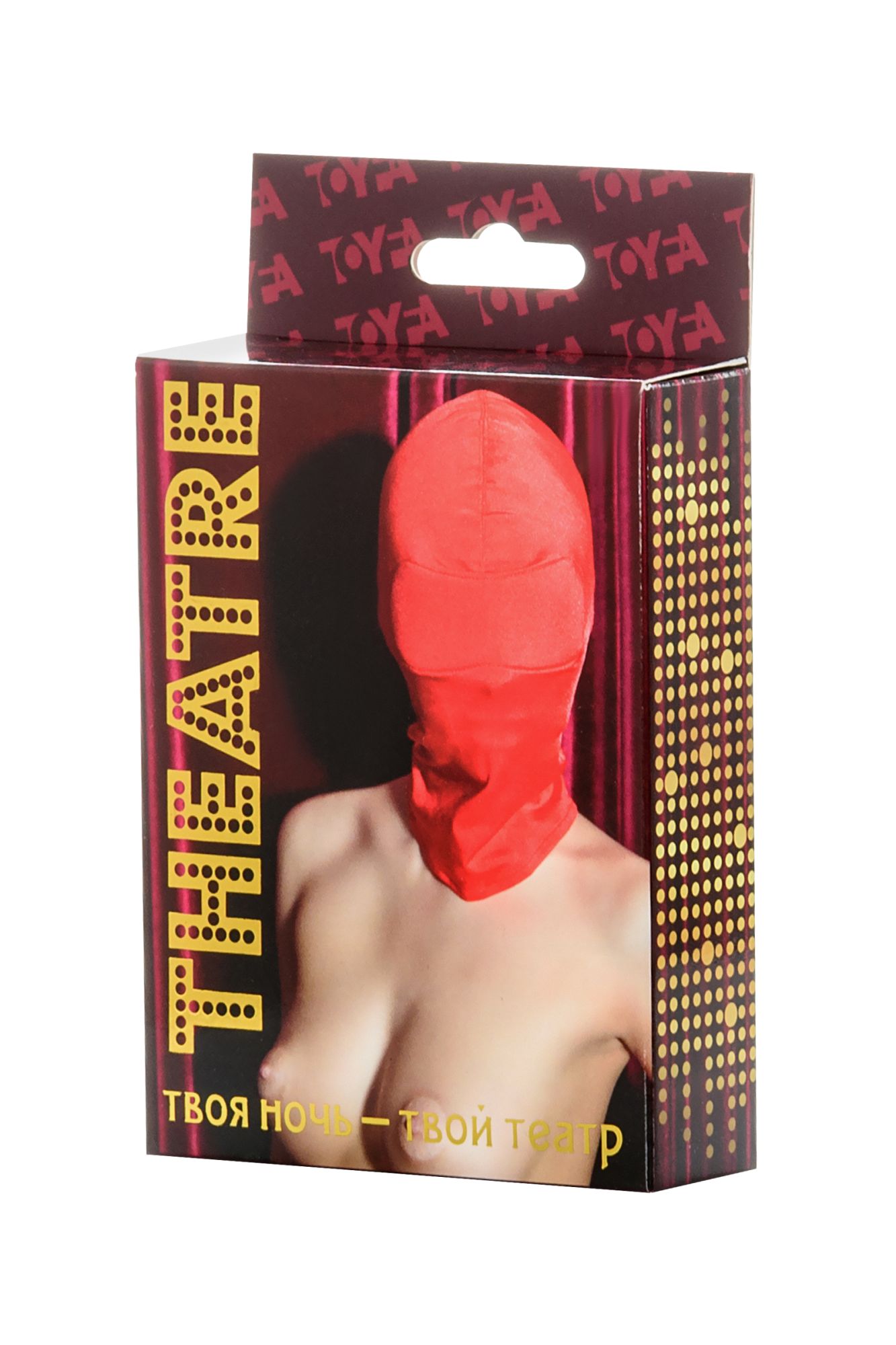 маска toyfa theatre эластичная, красная в Мурманске