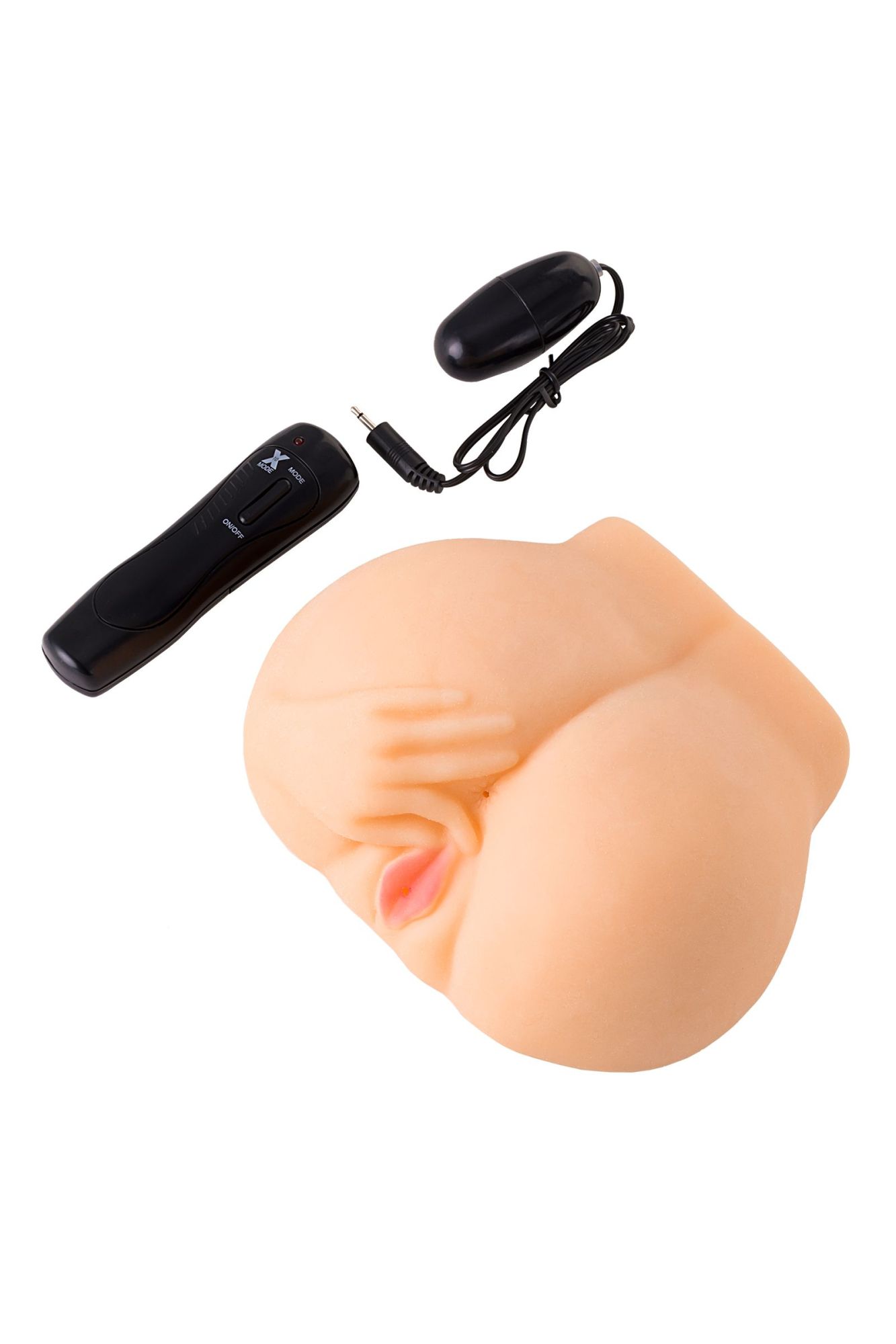 мастурбатор реалистичный toyfa juicy pussy chantal с вибрацией, вагина и анус, tpr, телесный, 14,5 с в Мурманске
