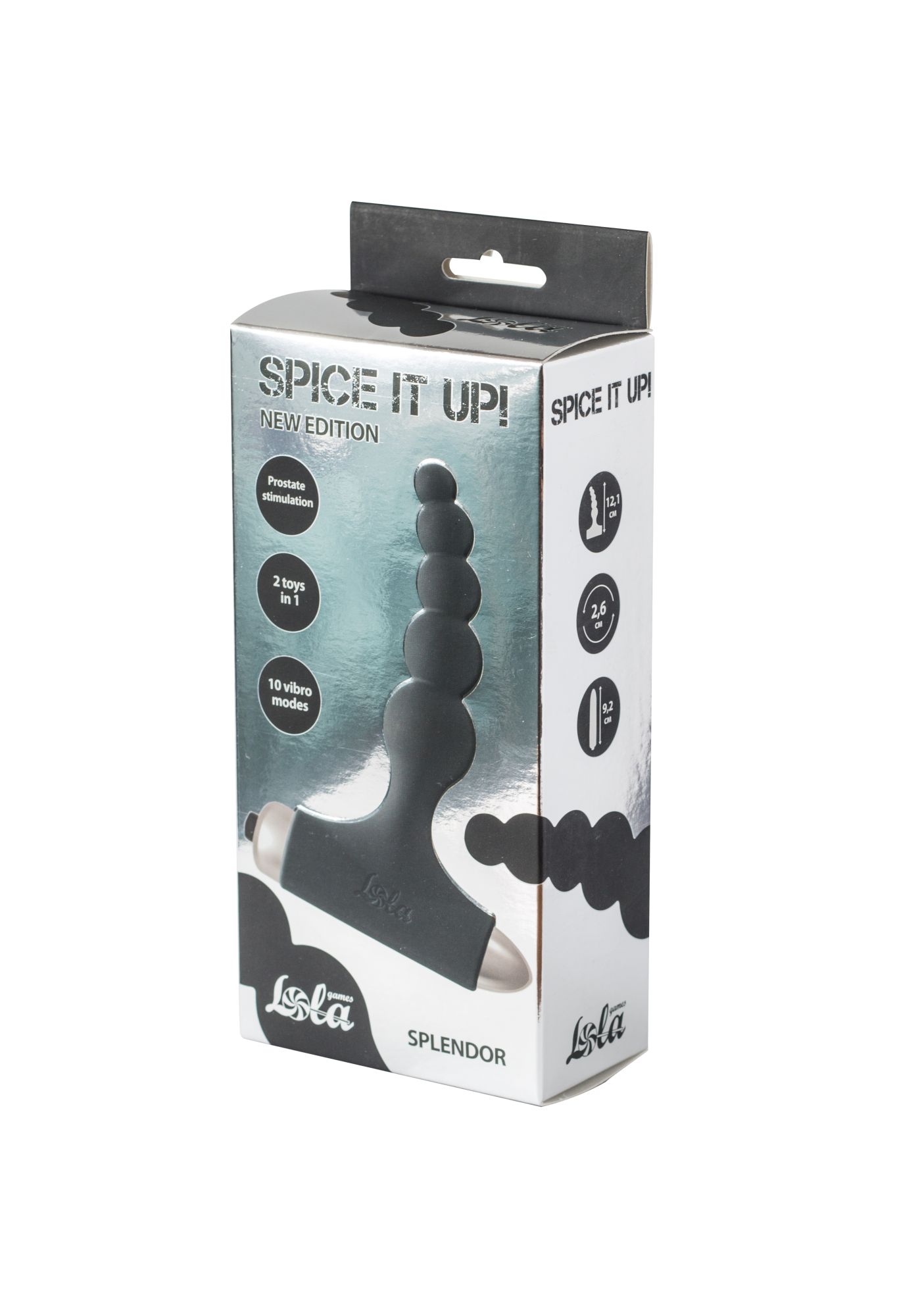 анальная пробка с вибрацией spice it up new edition splendor black 8017-01lola в Мурманске