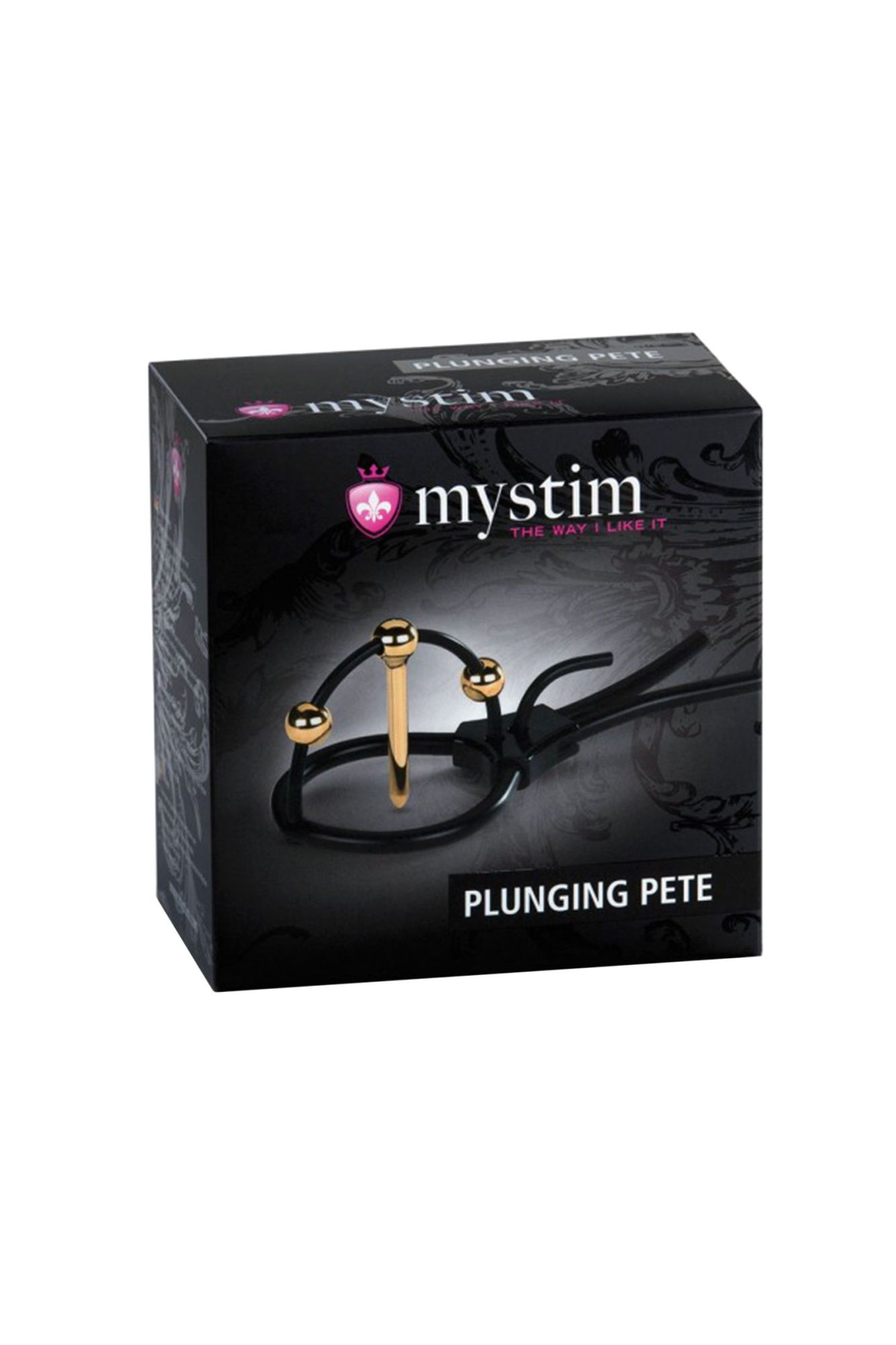 электросбруя mystim plunging pete, силикон, черный, 14 см в Мурманске