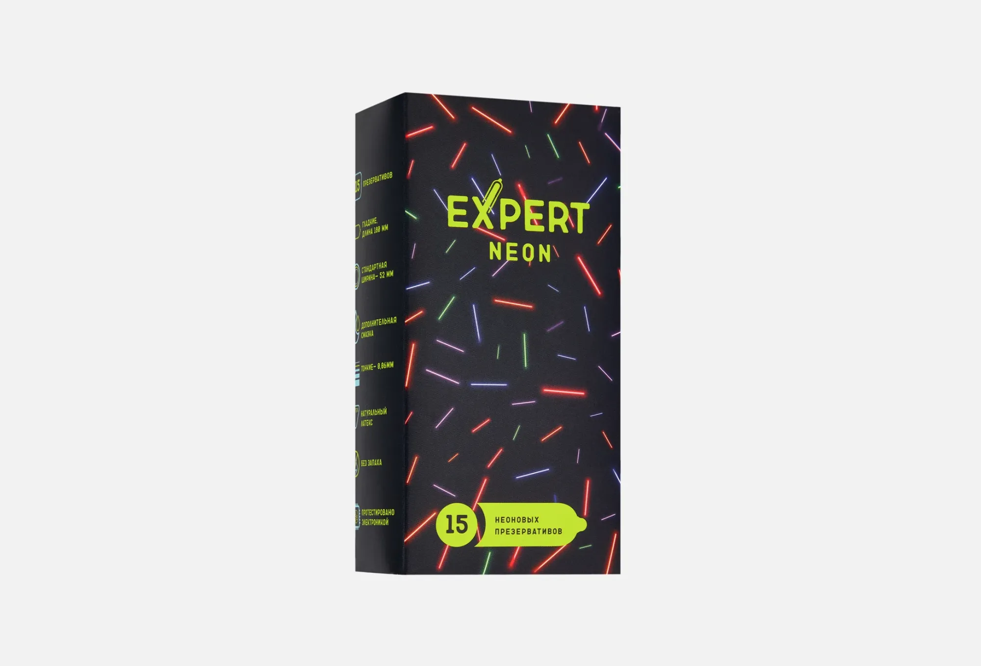 презервативы expert "neon" 15 шт в Мурманске