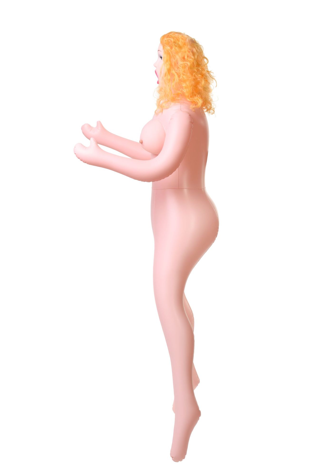 кукла надувная dolls-x by toyfa celine с реалистичной головой, блондинка, с тремя отверстиями в Мурманске