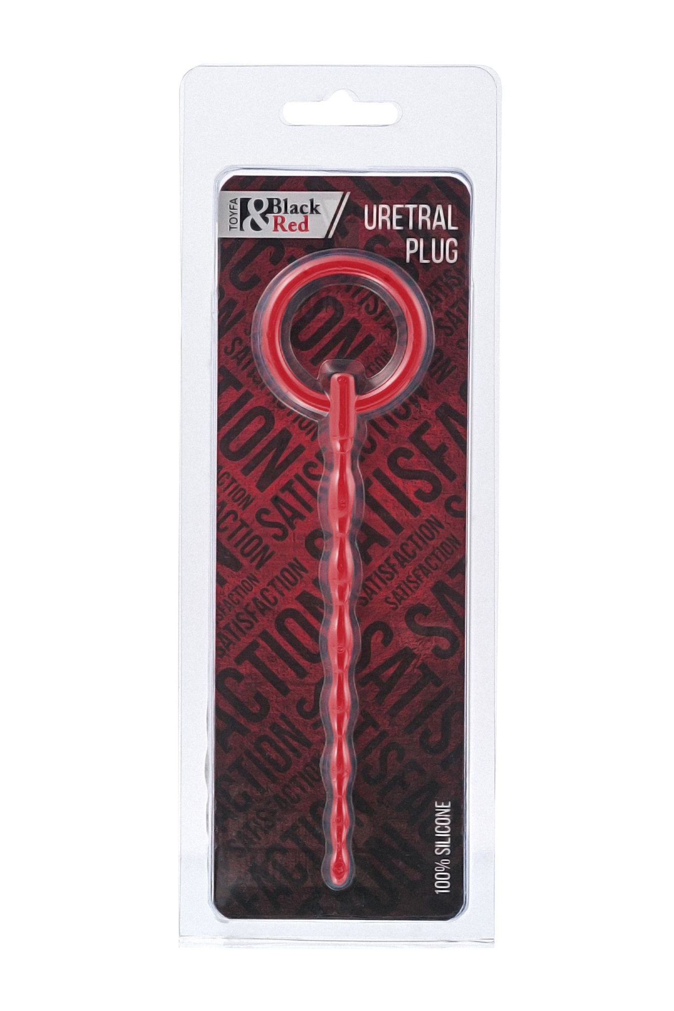 уретральный плаг black&red by toyfa, силикон, красный, 16 см в Мурманске
