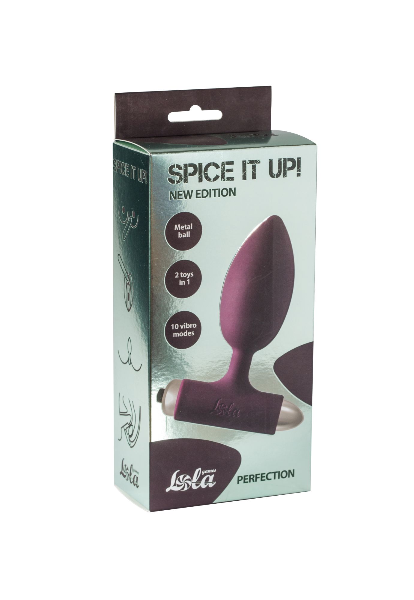 анальная пробка с вибрацией spice it up new edition perfection wine red 8014-03lola в Мурманске