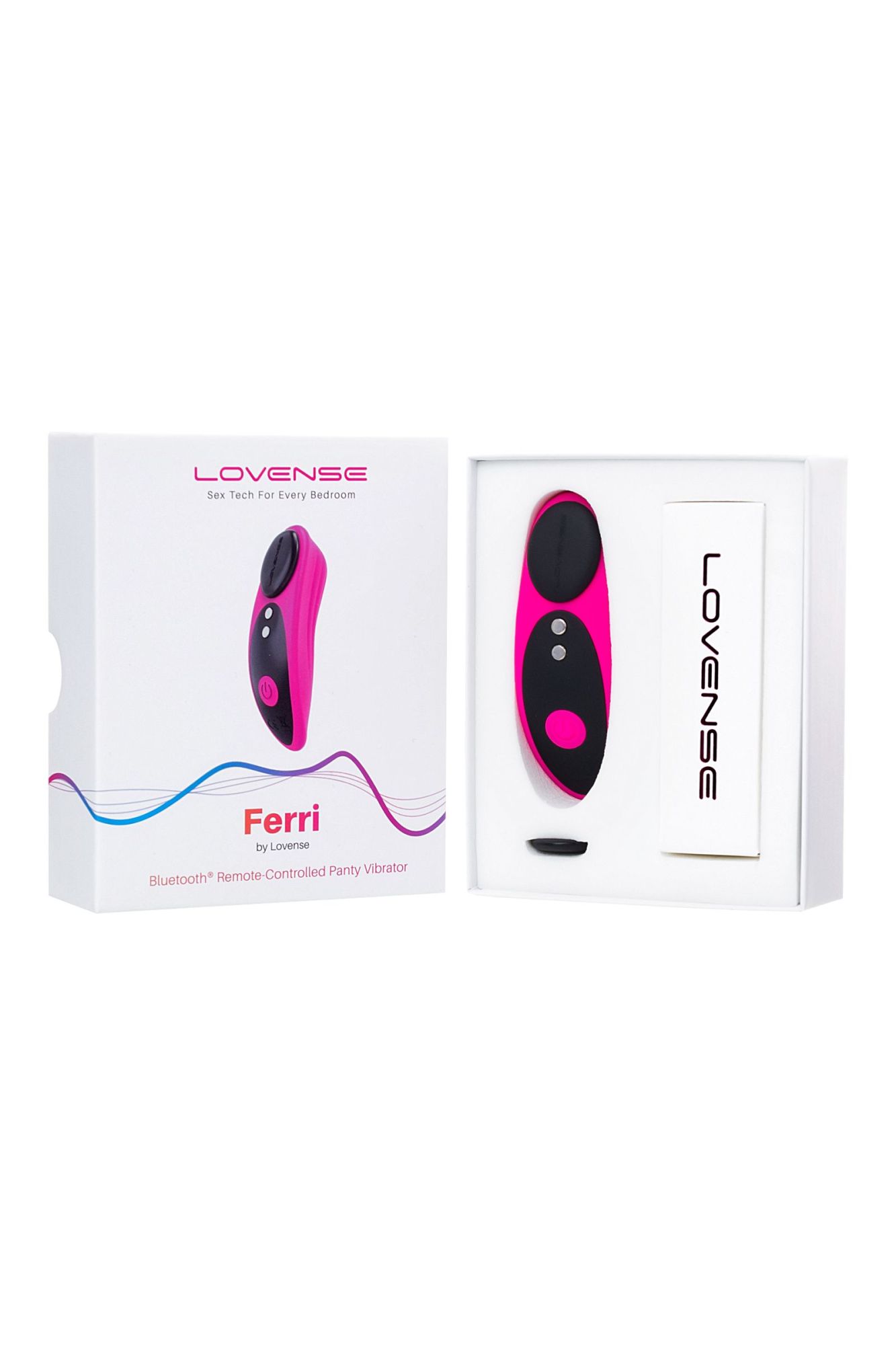 вибростимулятор клитора в трусики lovense ferri, силикон, розовый, 7,4 см в Мурманске