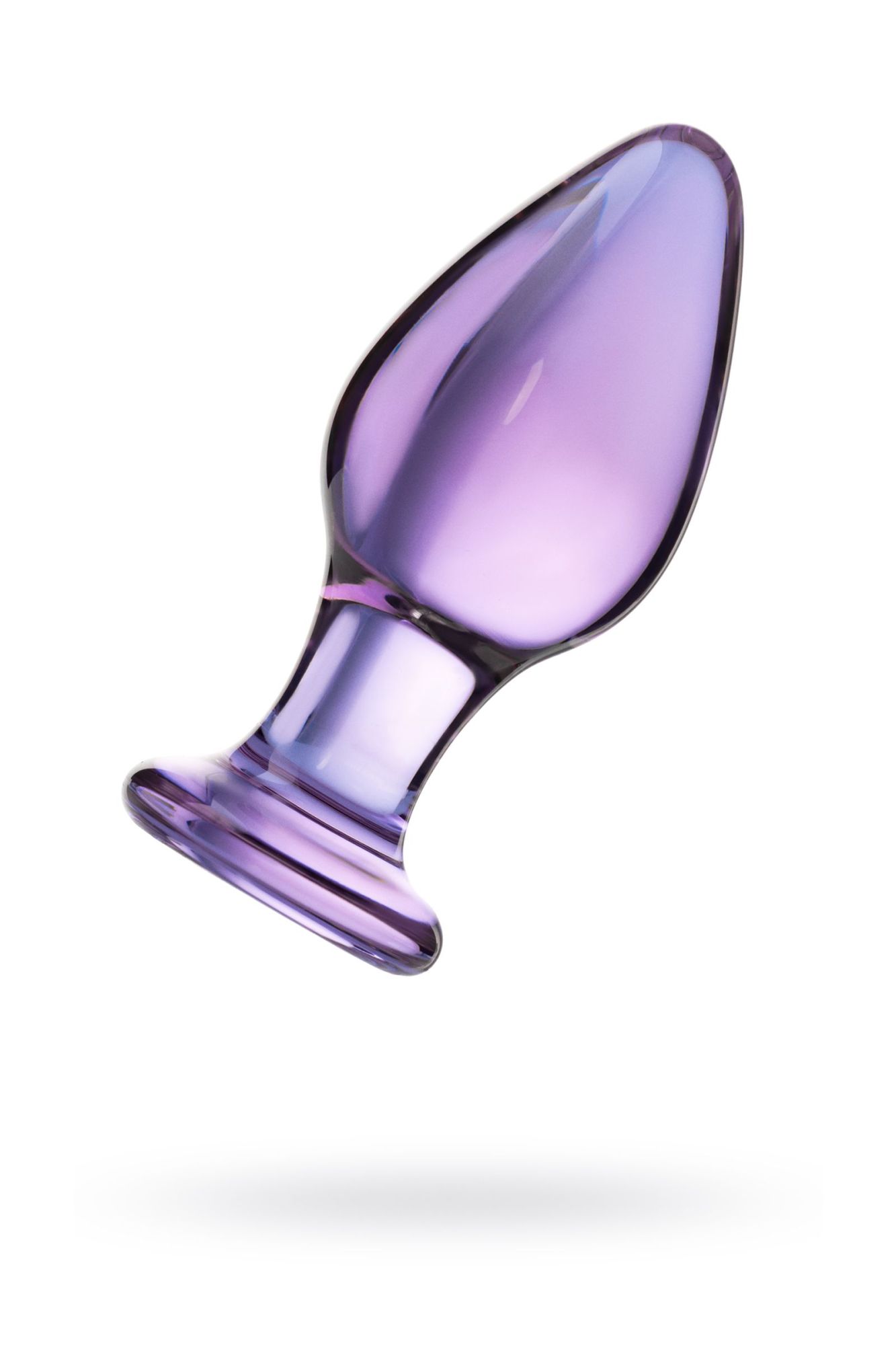 анальная втулка sexus glass, стекло, фиолетовая, 10 см, ø 4 см в Мурманске