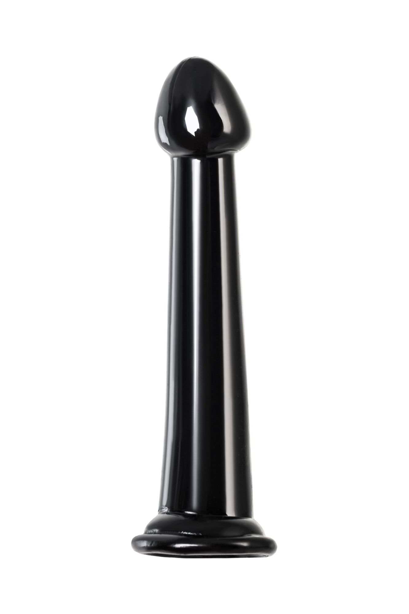 нереалистичный фаллоимитатор jelly dildo m toyfa basic, tpe, чёрный, 18 см в Мурманске