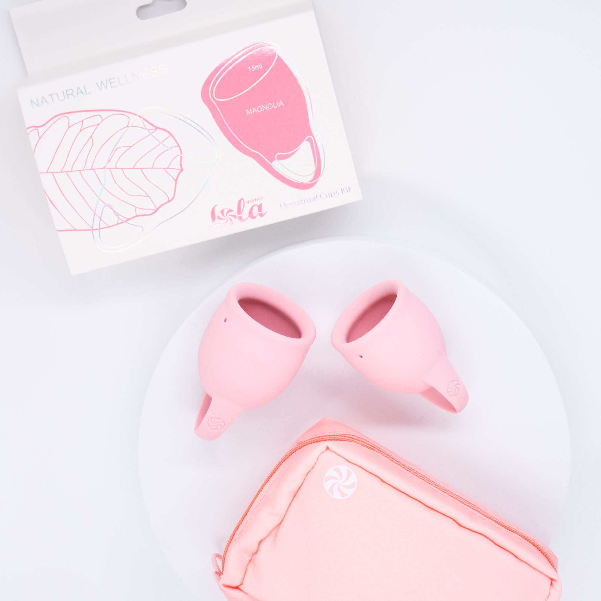 набор менструальных чаш natural wellness magnolia light pink 4000-05lola в Мурманске