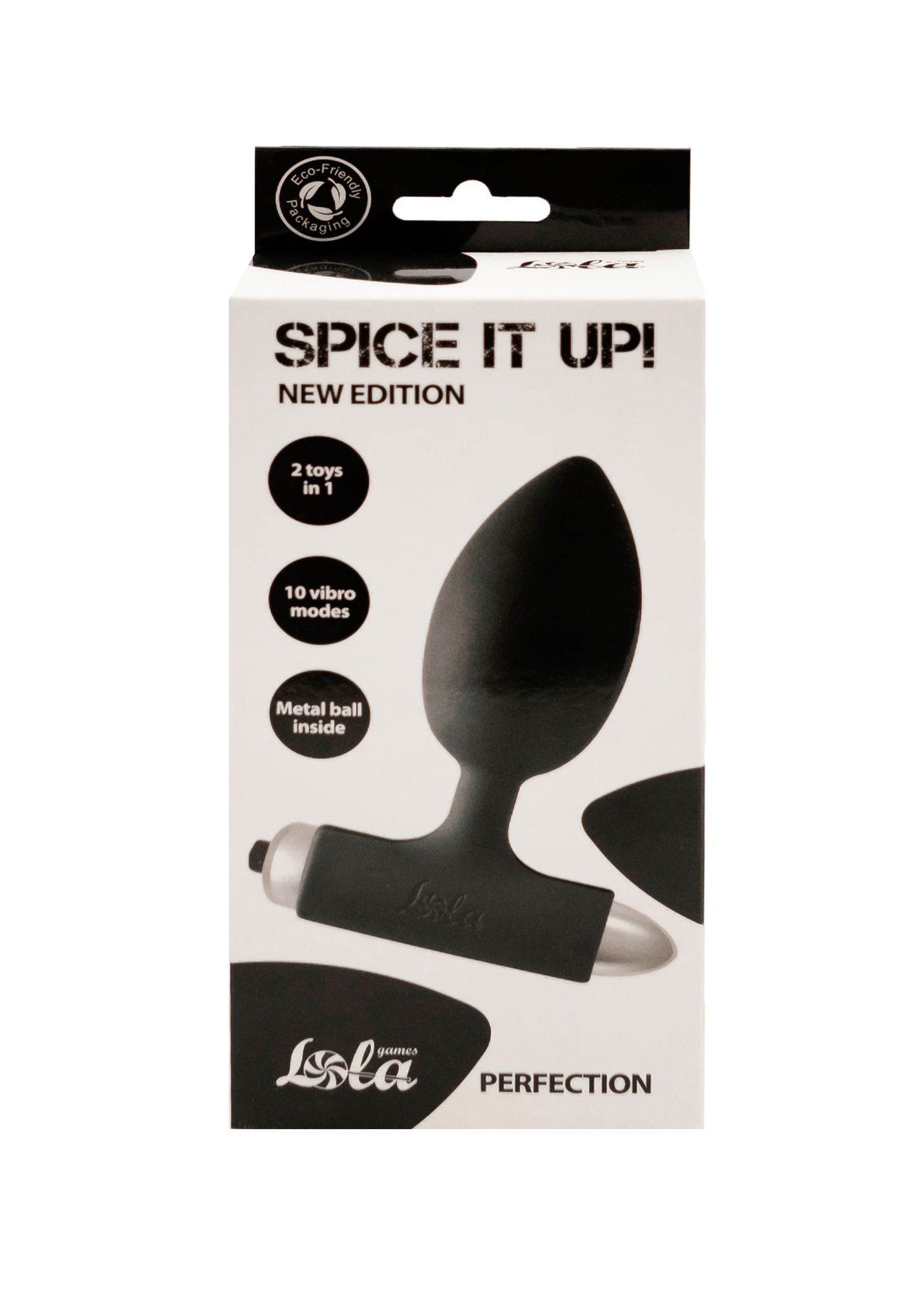 анальная пробка с вибрацией spice it up new edition perfection black 8014-01lola в Мурманске