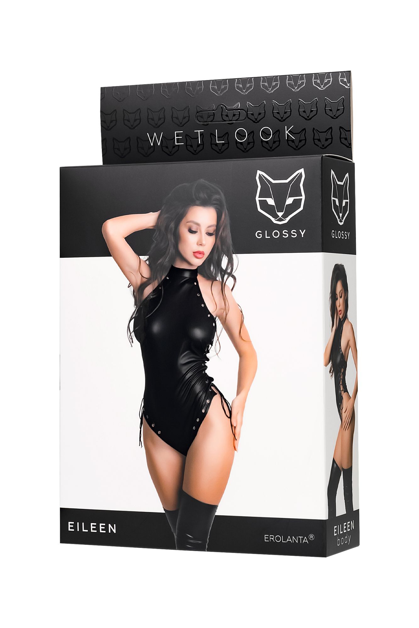 Эротическое боди glossy eileen из материала wetlook, m в Мурманске