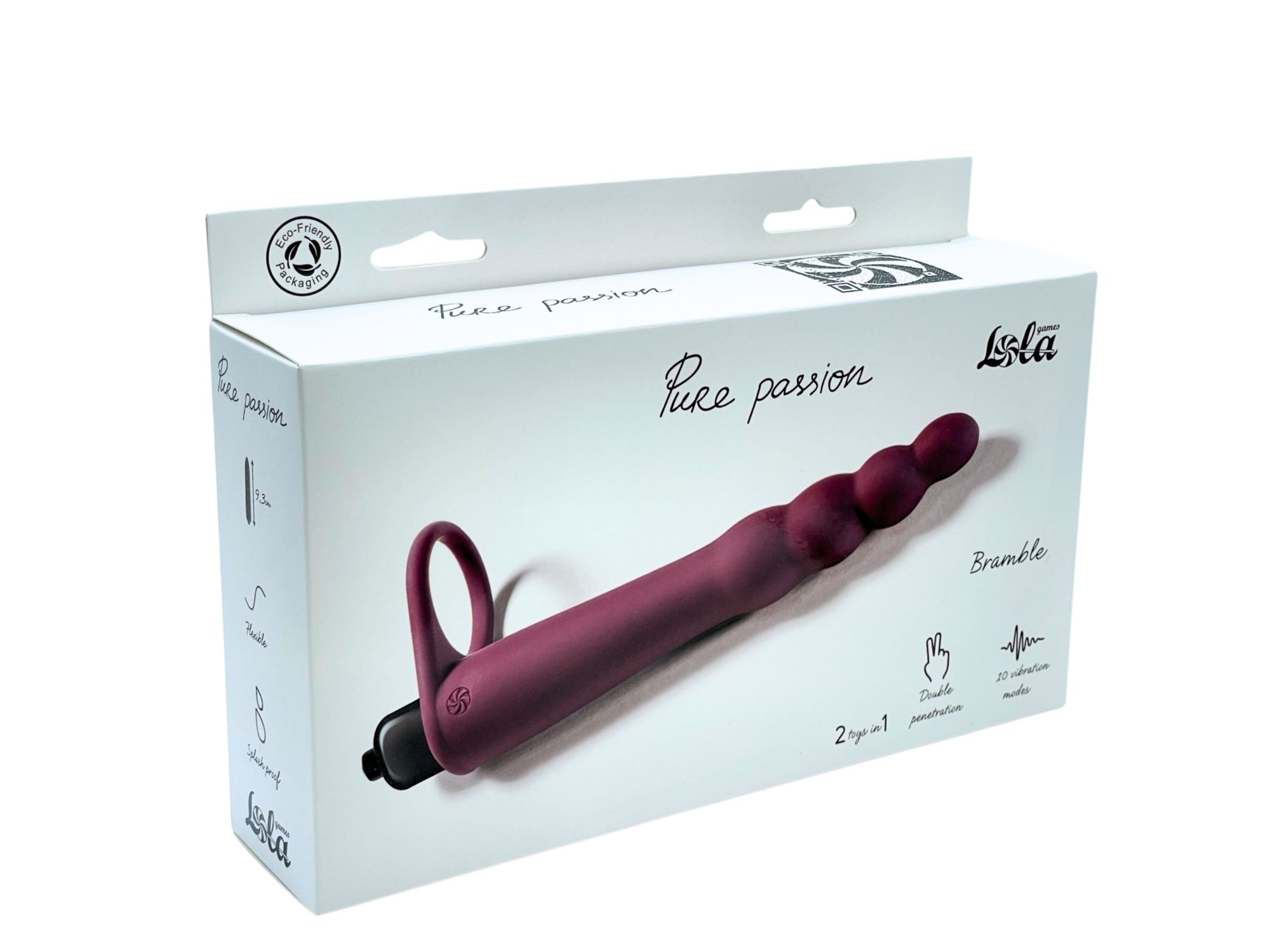 вибронасадка для двойного проникновения pure passion bramble wine red 1201-02lola в Мурманске