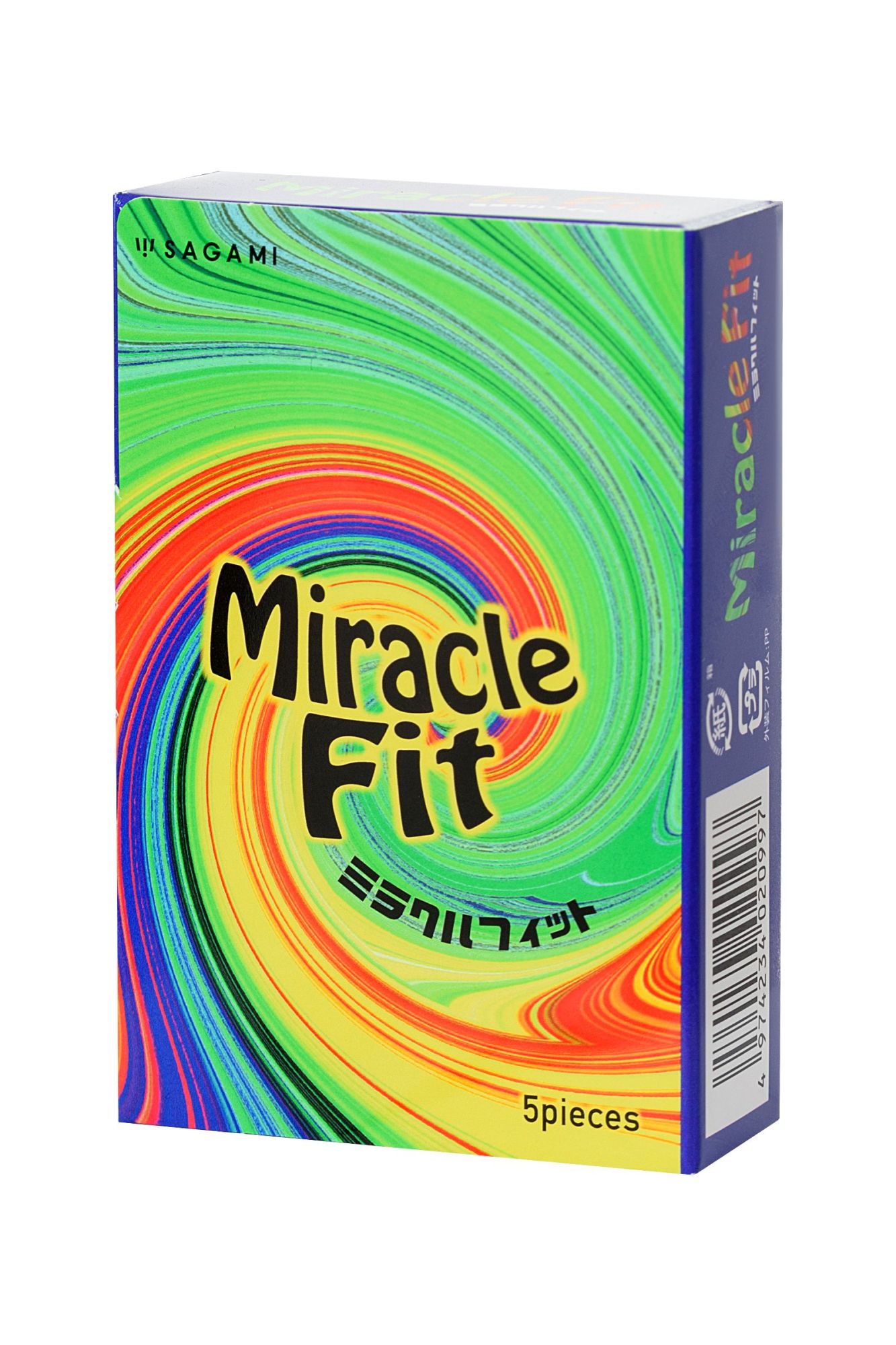 презервативы sagami, miracle fit, латекс, 18,5 см, 5,2 см, 5 шт. в Мурманске
