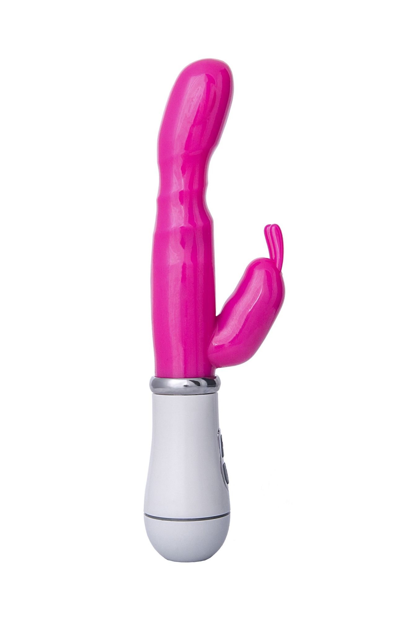 вибратор с клиторальным стимулятором a-toys by toyfa, tpe, розовый, 20 см в Мурманске