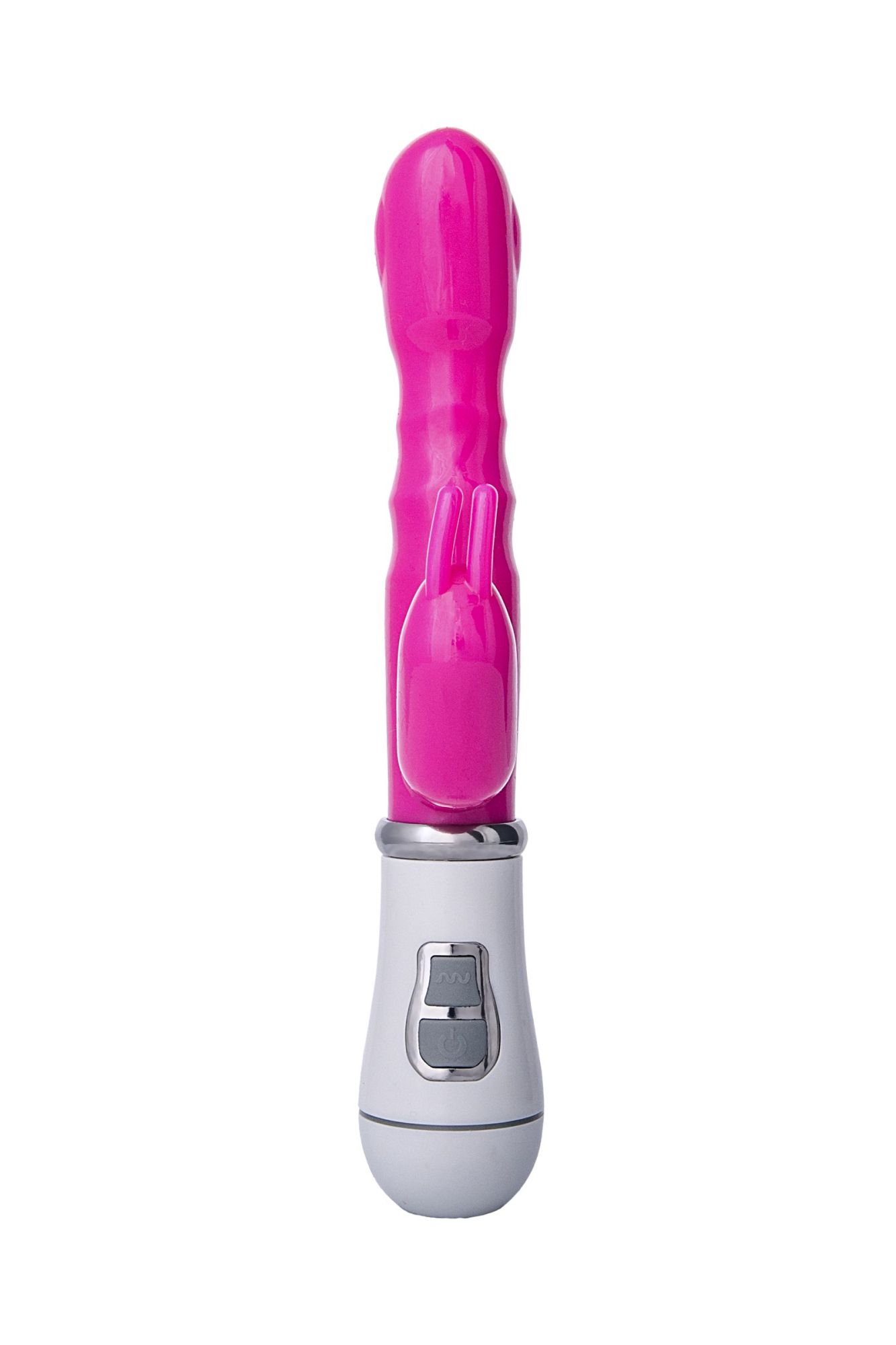 вибратор с клиторальным стимулятором a-toys by toyfa, tpe, розовый, 20 см в Мурманске