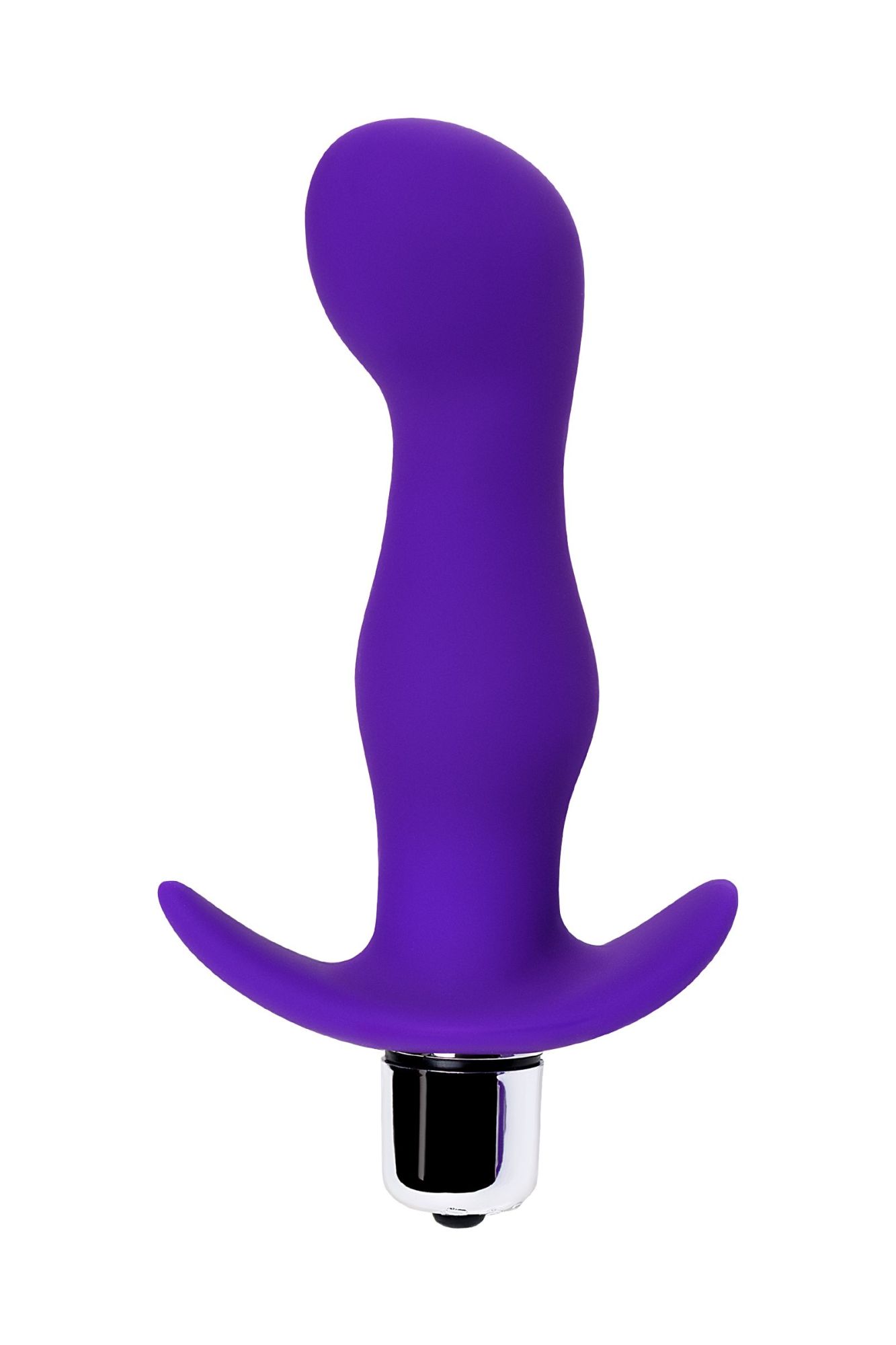 анальная пробка с вибрацией a-toys by toyfa kamet, размер m, силикон, фиолетовая, 12,9 см в Мурманске