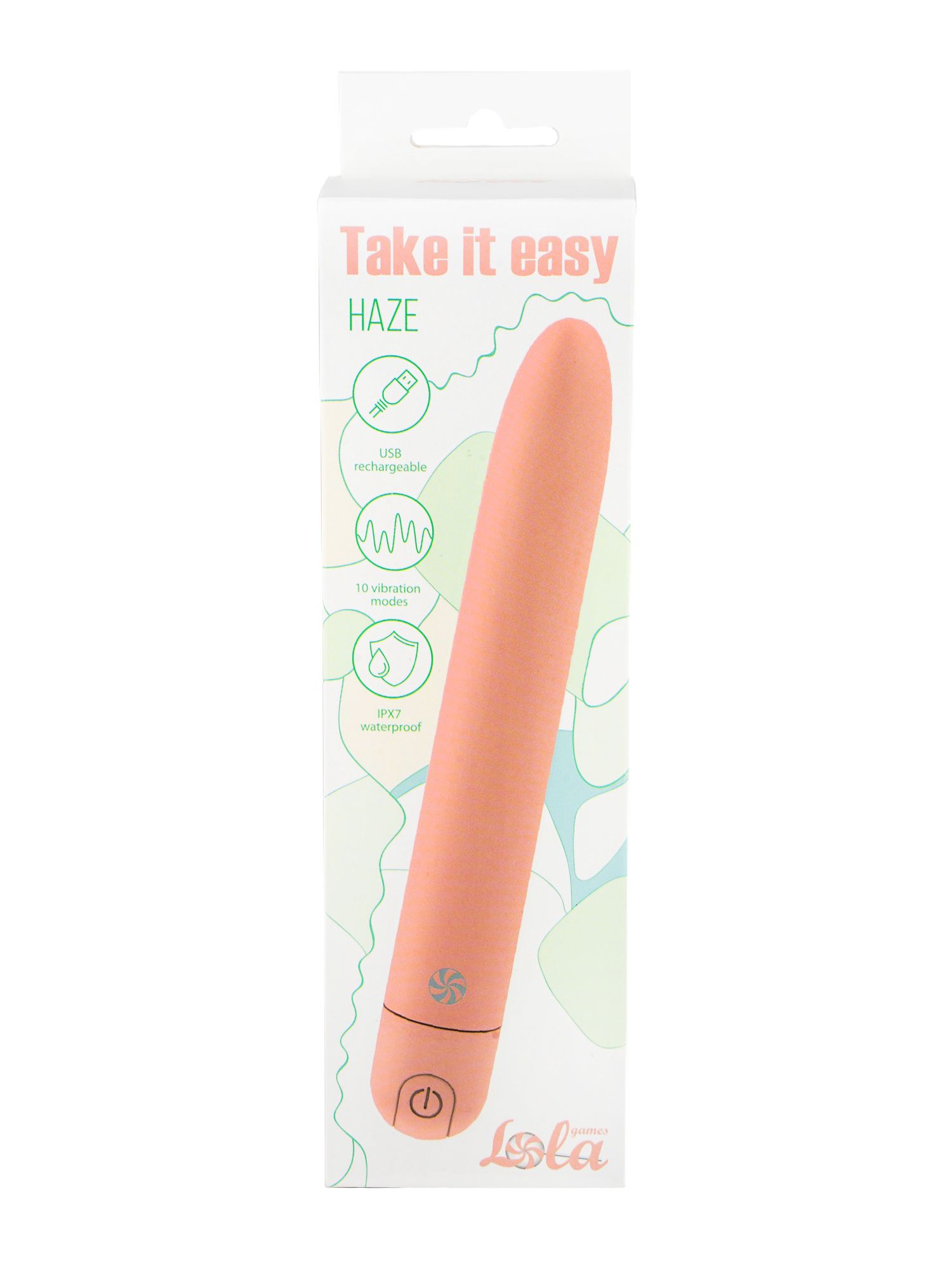 перезаряжаемый вибратор take it easy haze peach 9025-01lola в Мурманске