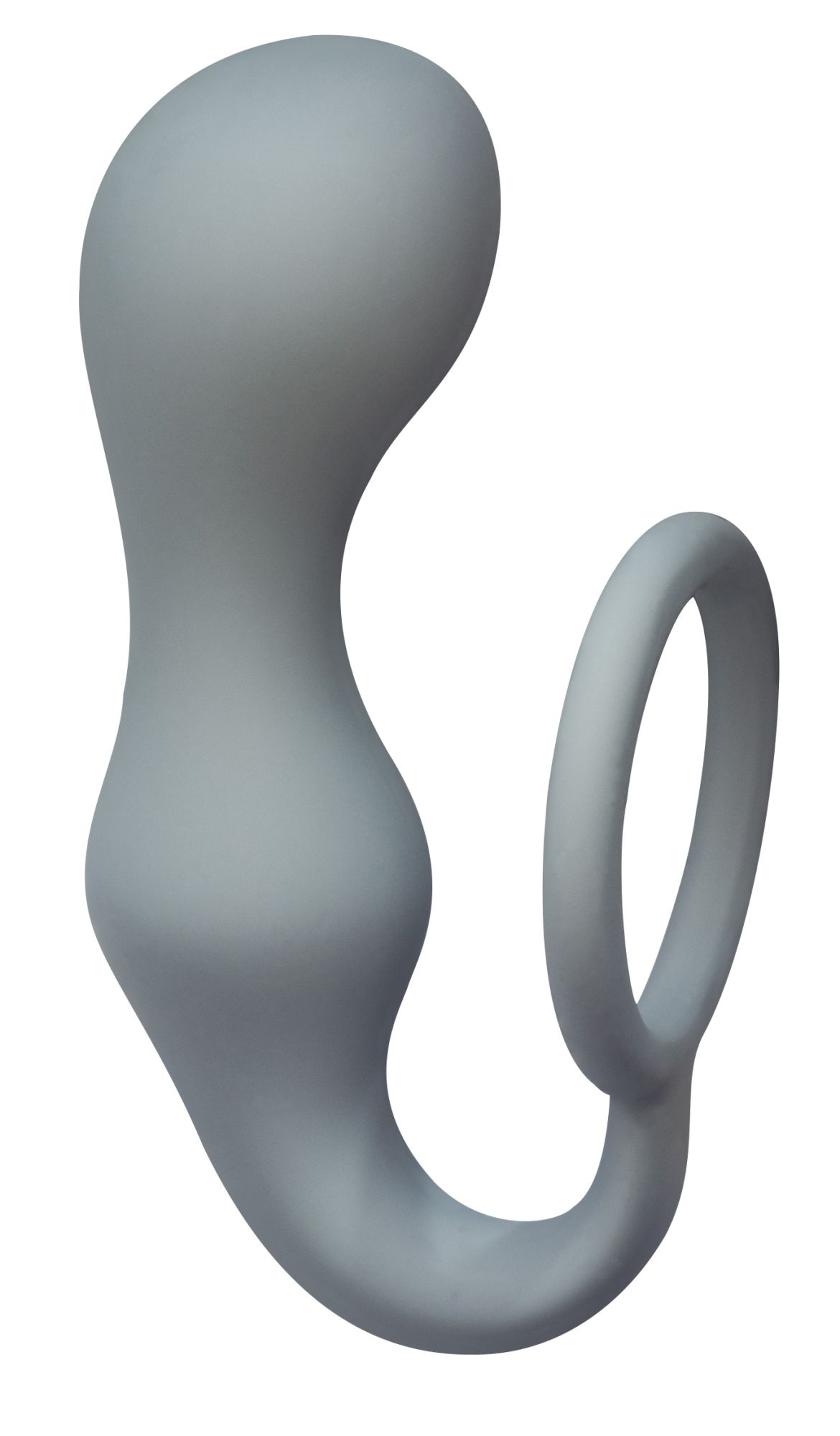 эрекционное кольцо с анальной пробкой double pleasure anal plug grey 4217-02lola в Мурманске
