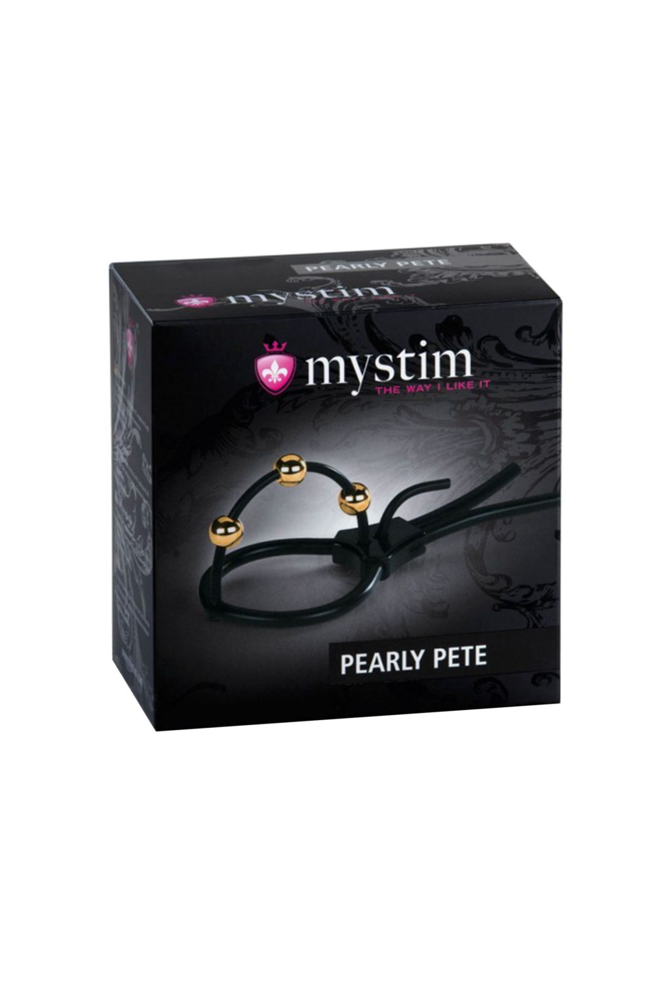 электросбруя mystim pearly pete, силикон, черный, 14 см в Мурманске