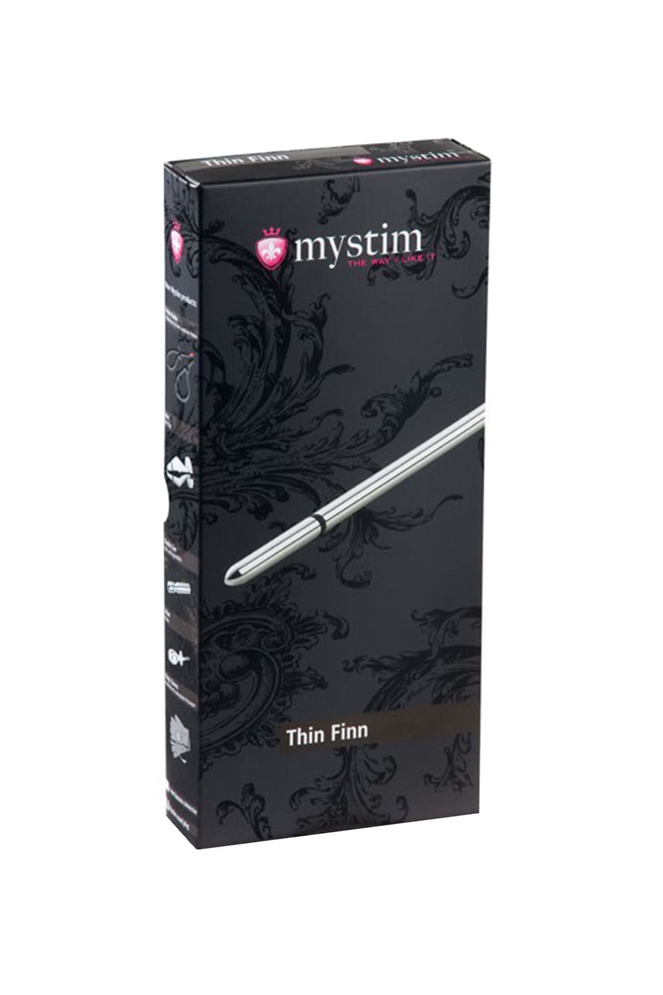 электростимулятор уретры mystim thin finn, хирургическая сталь, серебряный, 25 см в Мурманске