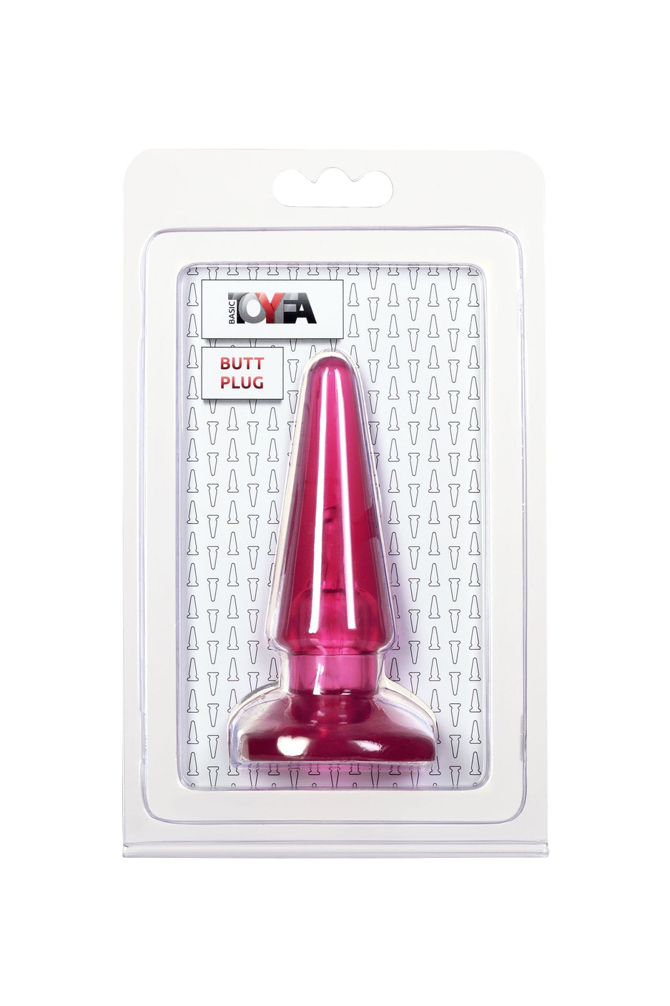 анальная втулка toyfa basic, pvc, розовый, 9,5 см в Мурманске