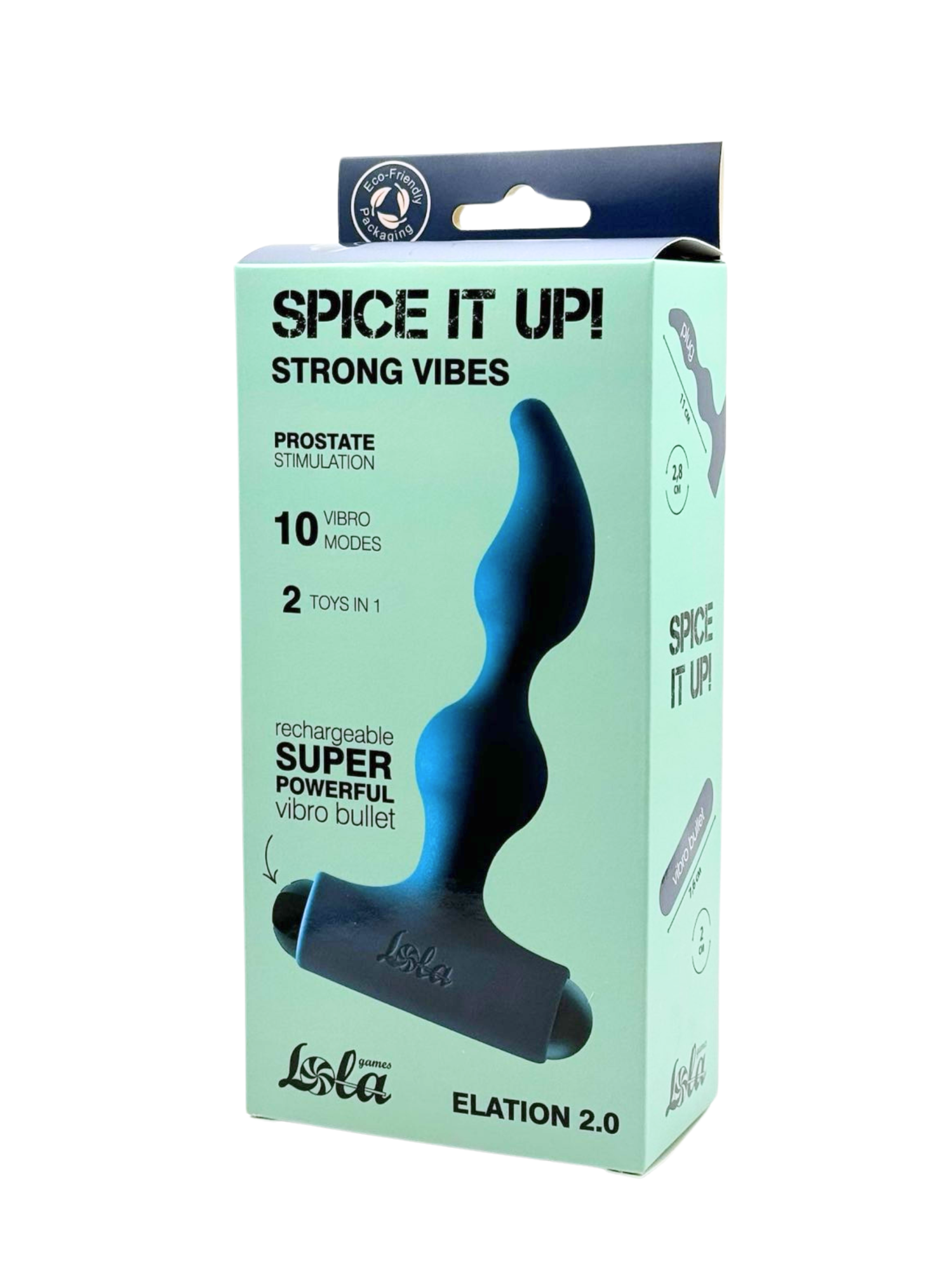 анальная пробка с перезаряжаемой вибропулей spice it up elation 2.0 8018-05lola в Мурманске