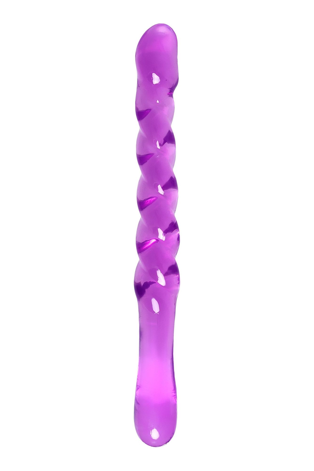 двусторонний фаллоимитатор a-toys by toyfa tanza, tpe, фиолетовый, 27,5 см в Мурманске