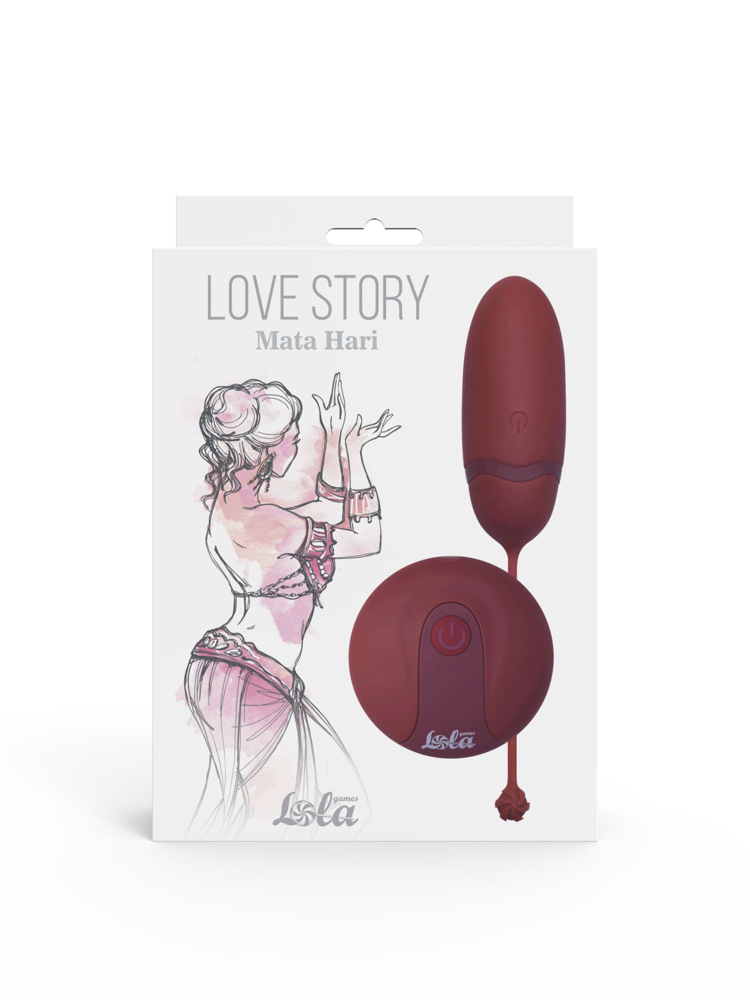 виброяйцо на пульте управления love story mata hari wine red 1800-03lola в Мурманске
