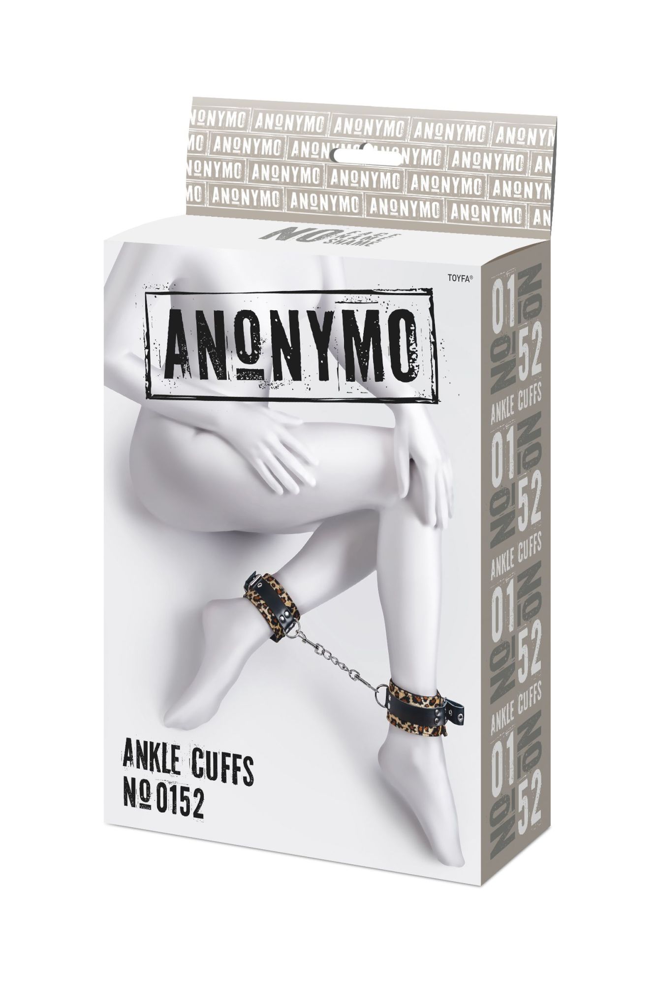 поножи anonymo #0152, pu кожа, леопардовый принт, 27 см в Мурманске
