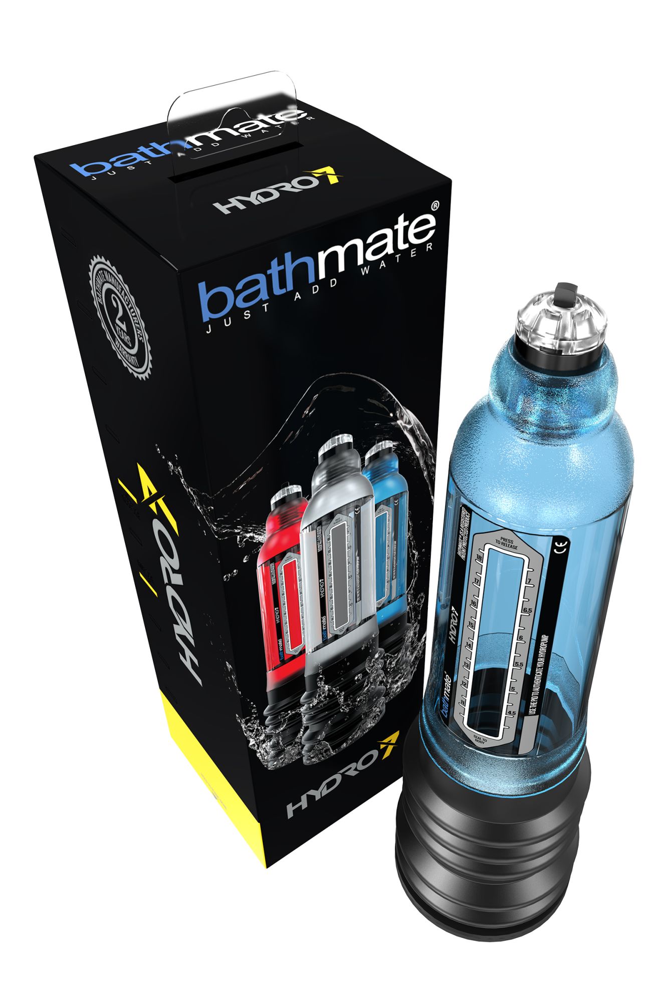 гидропомпа bathmate hydro7, abs пластик, голубая (аналог hercules) в Мурманске